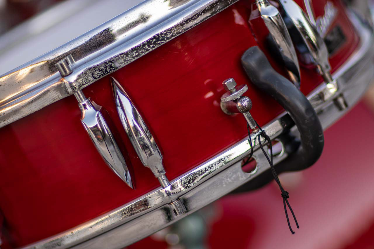 Sonor Teardrop "The New Beat" K170 (plastic red), 1959/60 | Herbert Heim Vintagedrums