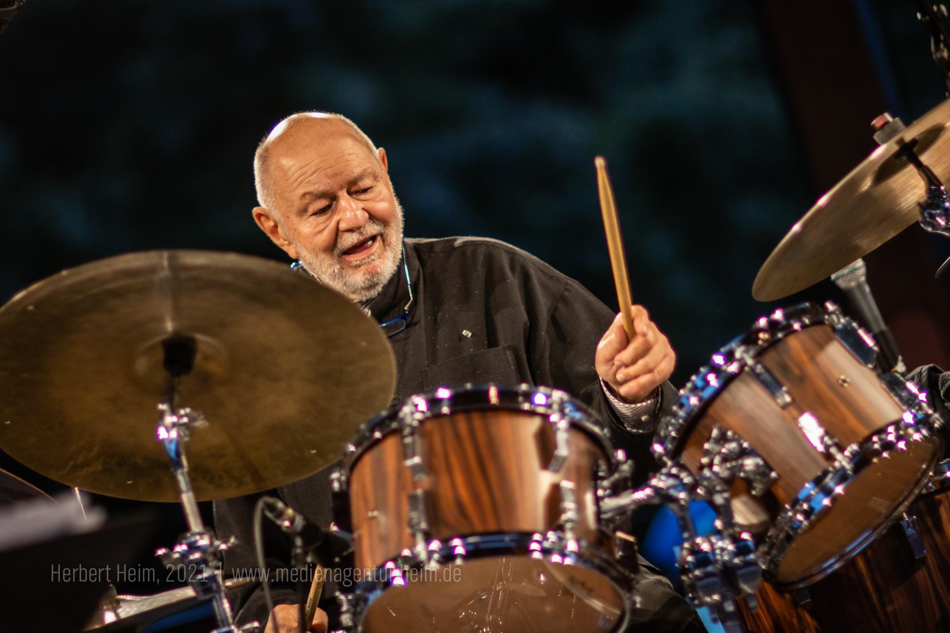 Daniel Humair w/ Humair / Känzig / Blaser | Foto: www.hheim-vintagedrums.de