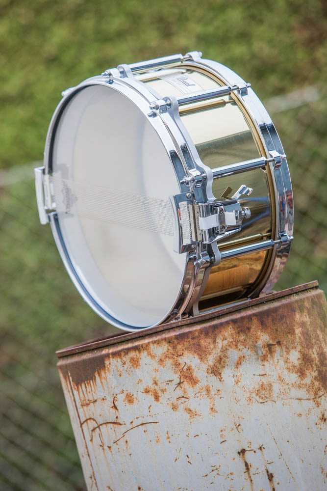 Pearl Free Floating Snare 14" x 6,5" Brass | Herbert Heim Vintagedrums