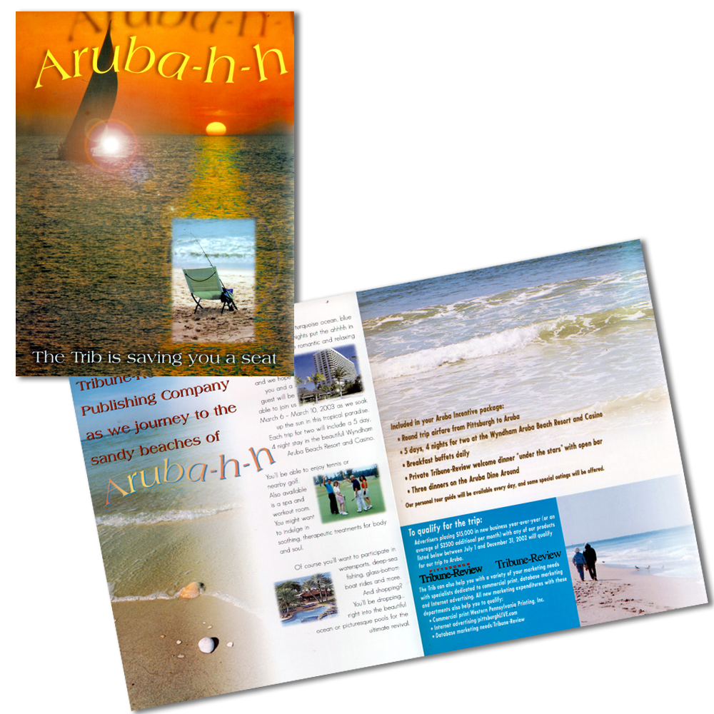 Sales incentive travel brochure