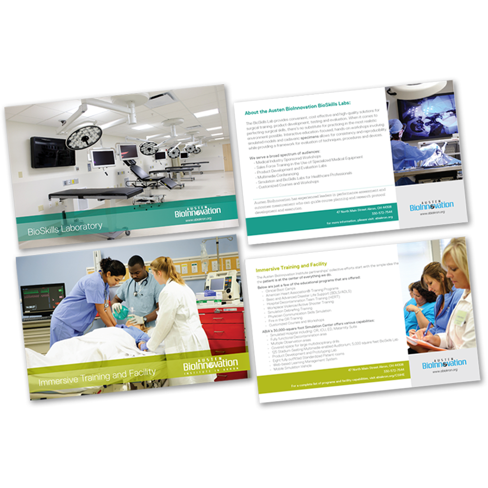 Trade show "take one" cards