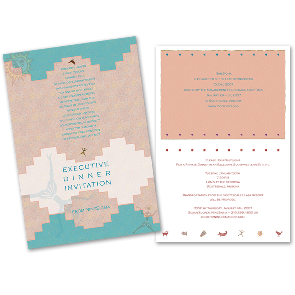 Event dinner invitation