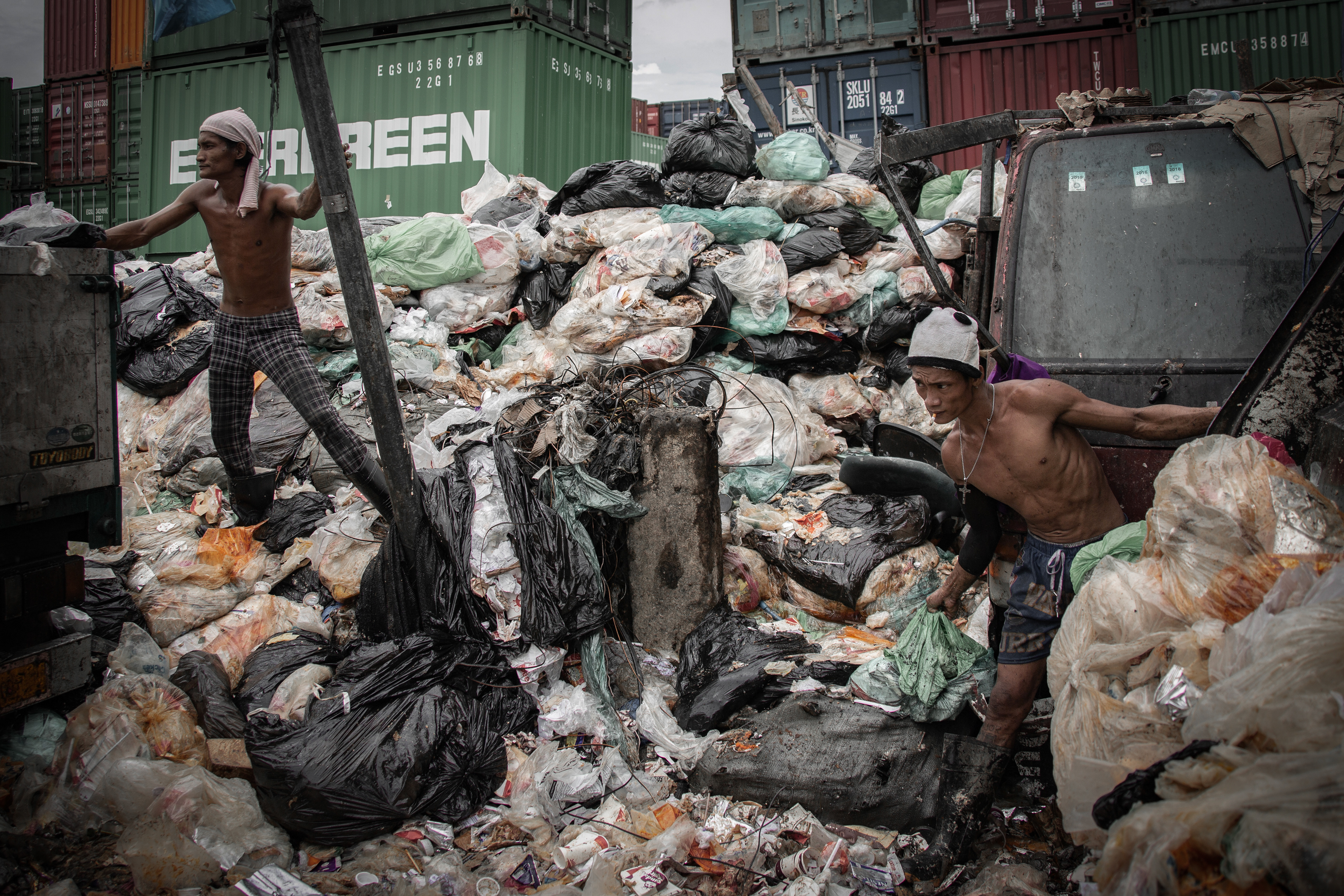 廃品のリサイクルがここの住人の生業。 
