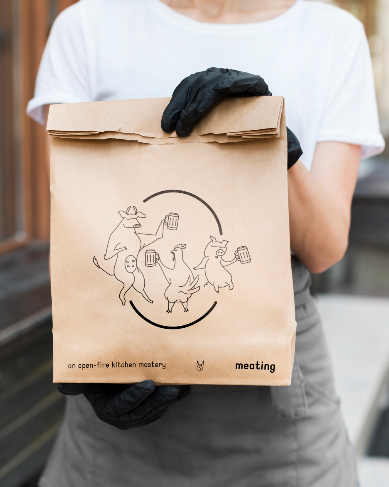 Take away packaging mockup