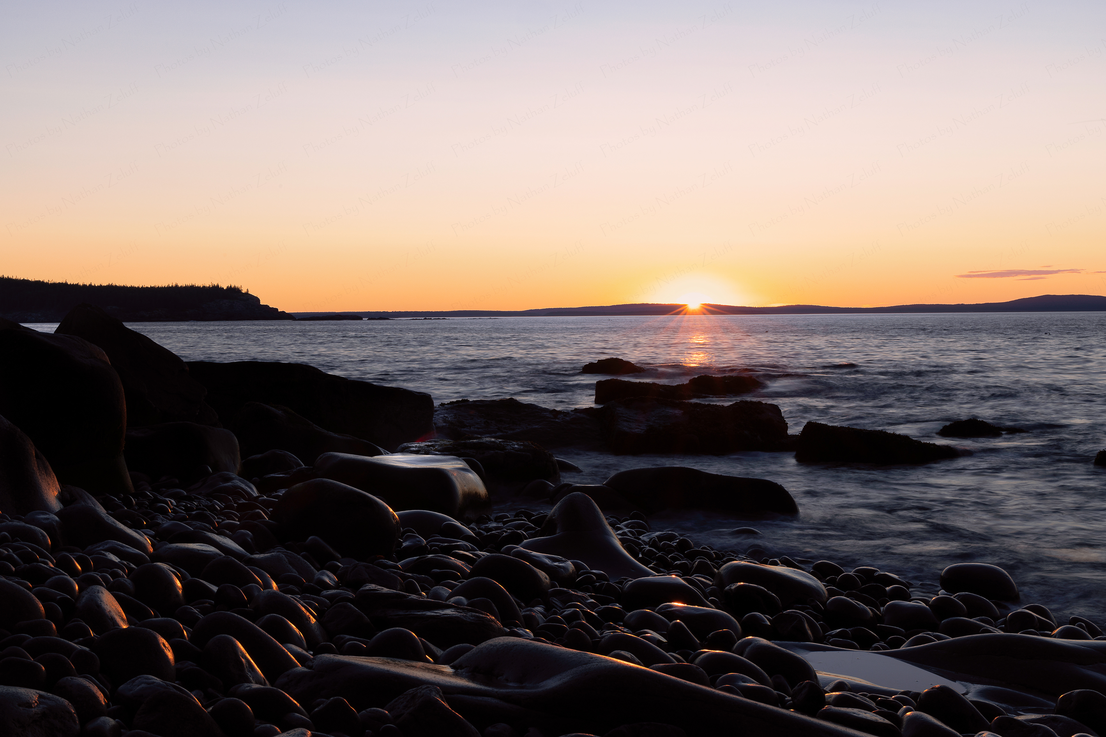 Boulder Beach Sunrise (Acadia NP, Maine)