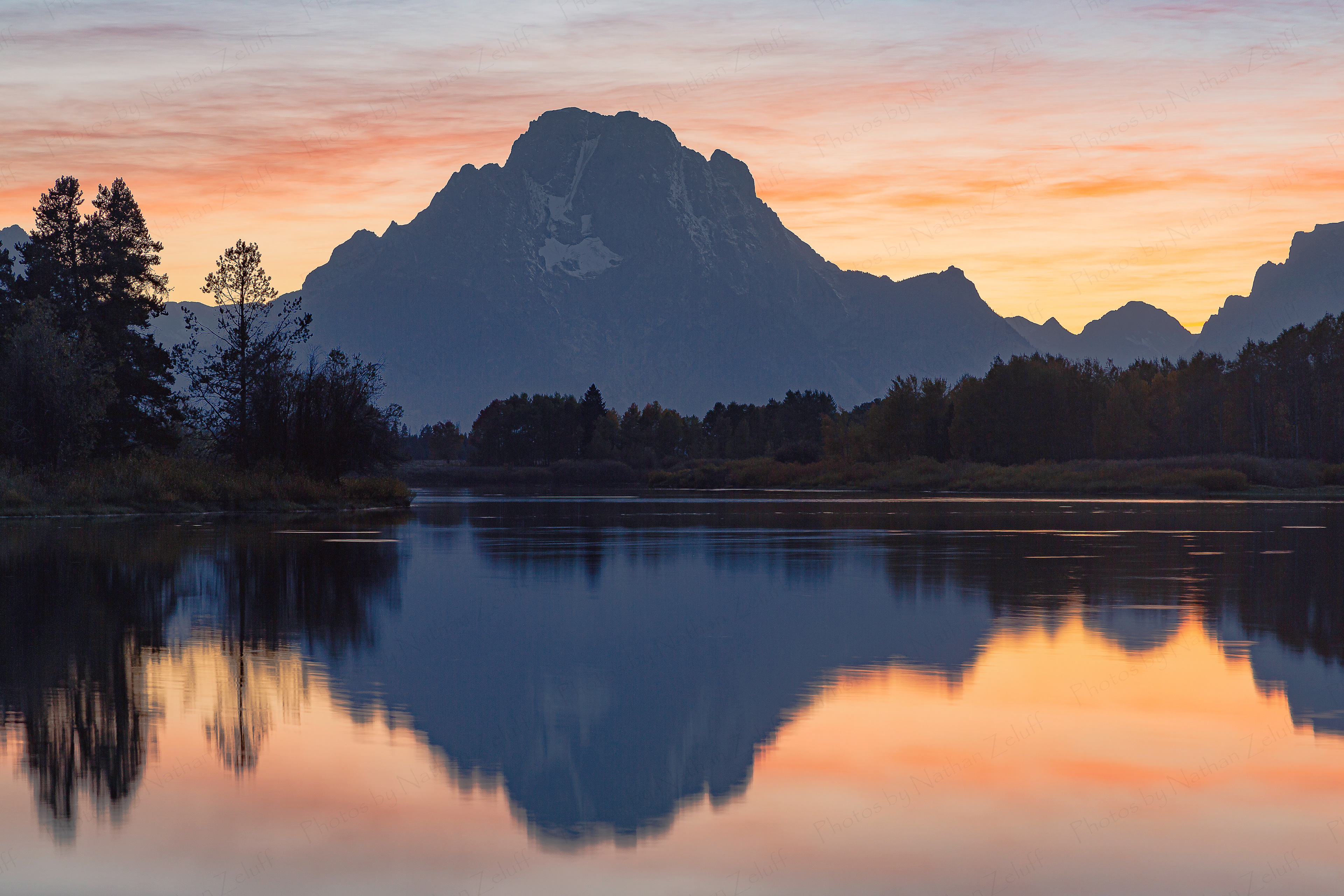 Oxbow Sunset (Grand Teton NP, Wyoming)