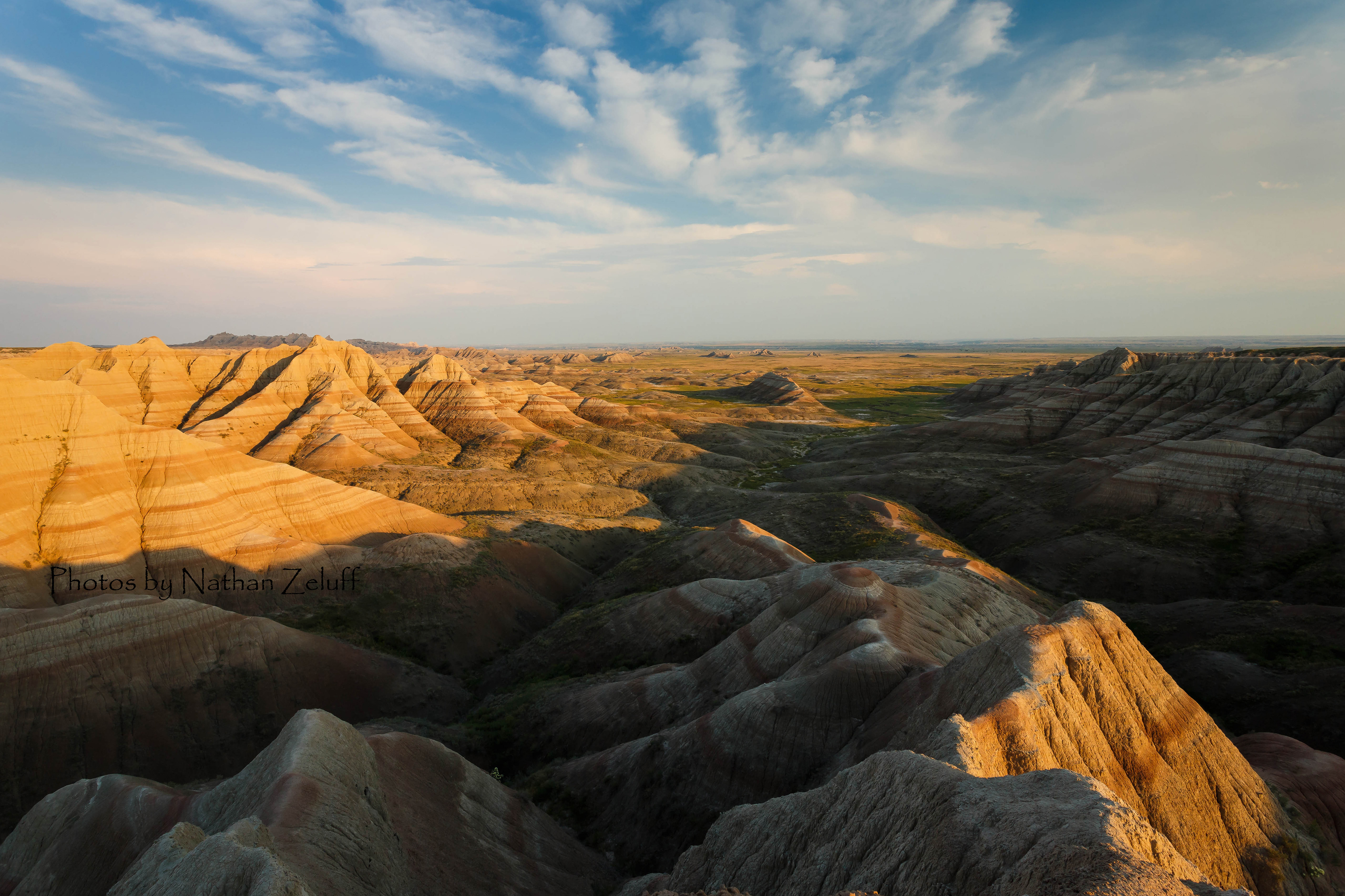 Dusk at the Badlands (Badlands NP, South Dakota)