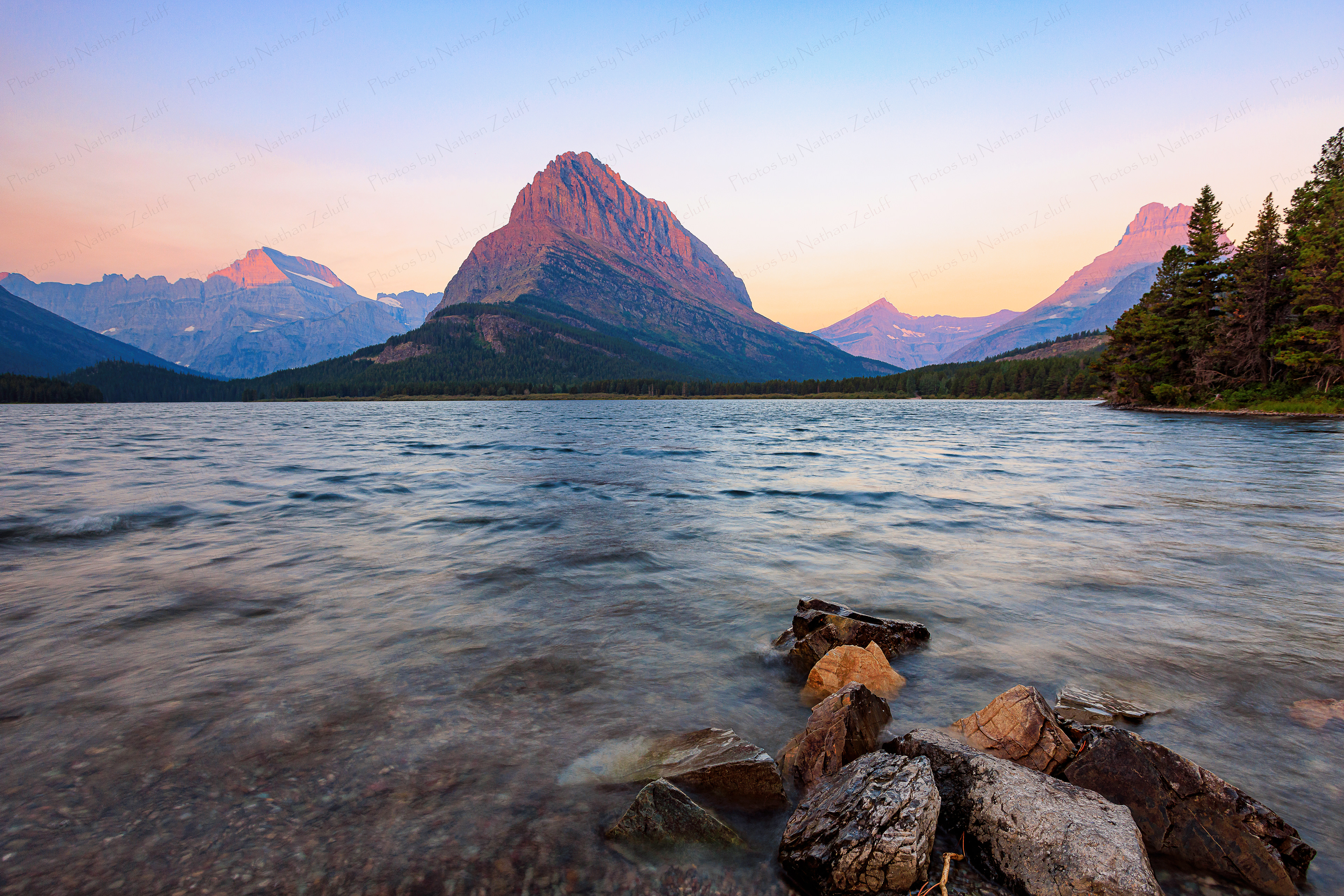 Many Glacier Daybreak (Glacier NP, Montana)