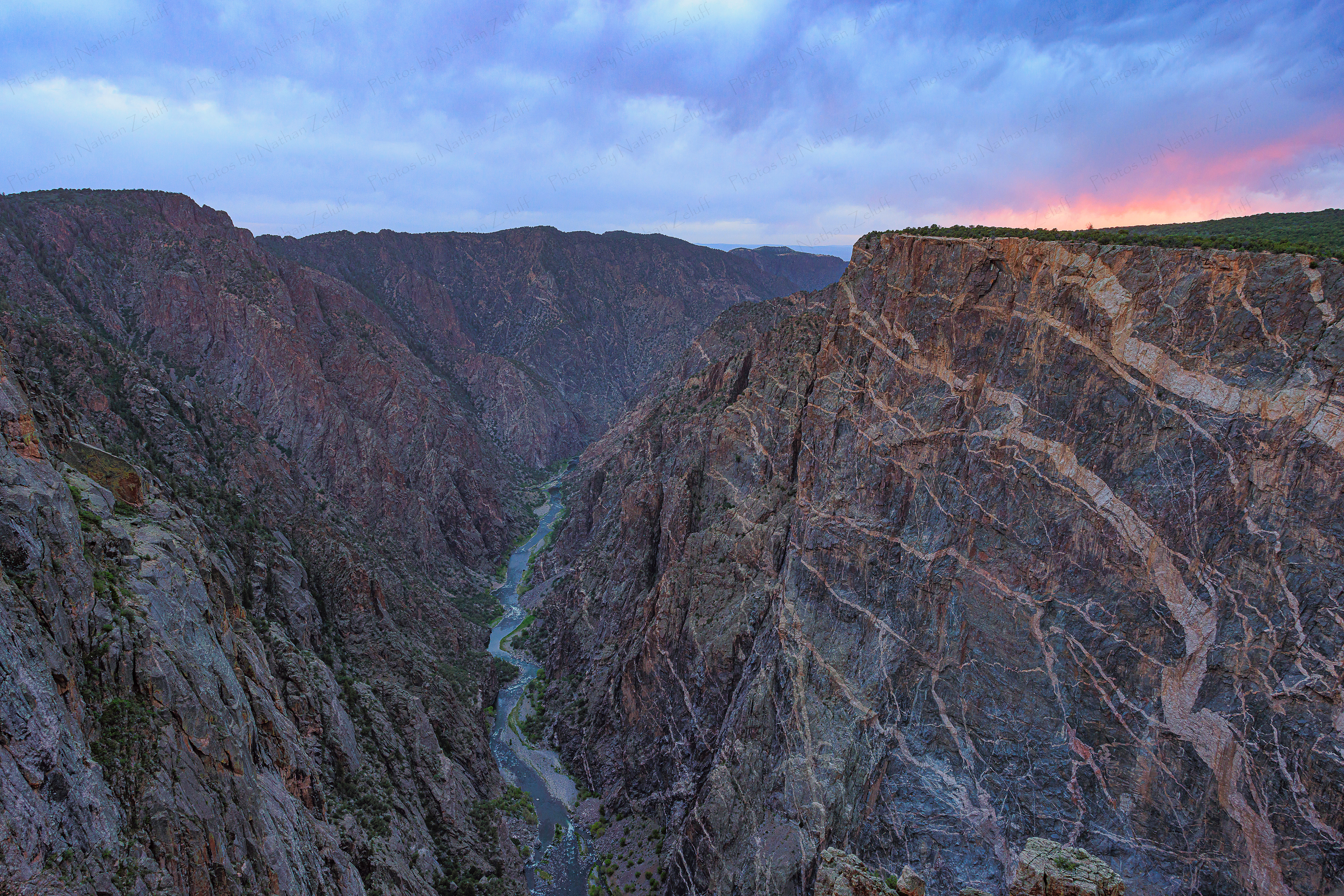 Gunnison Sunset (Black Canyon of the Gunnison NP, Colorado)