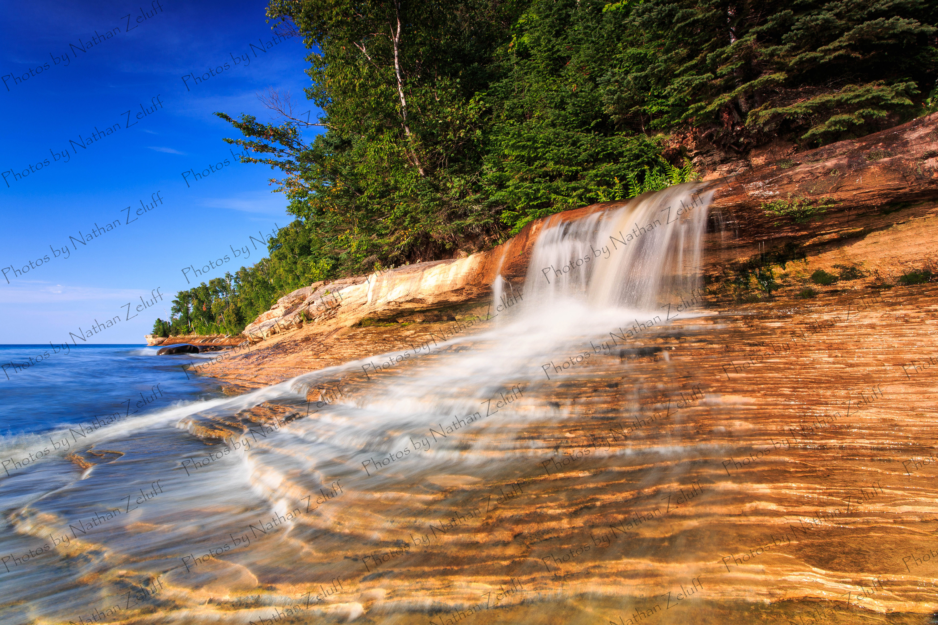 Miners Creek Falls (Pictured Rocks NL, Michigan)