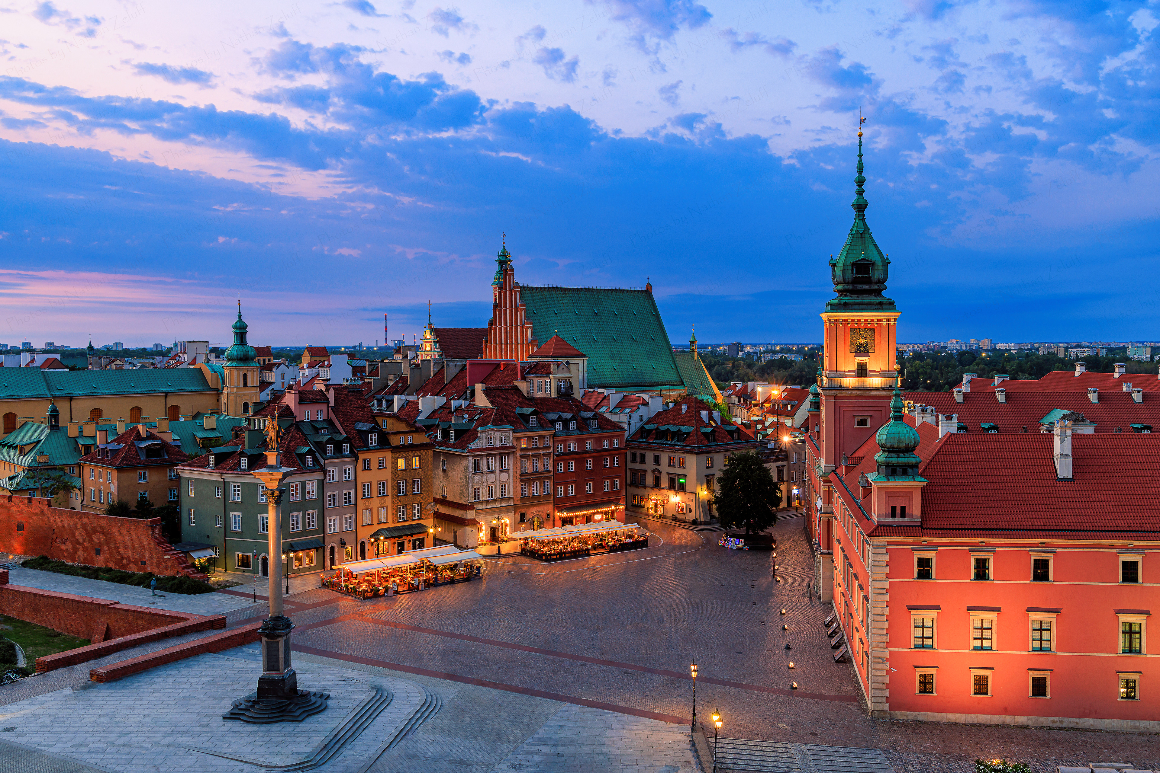 St. Anne's Church Bell Tower View (Warsaw, Poland)