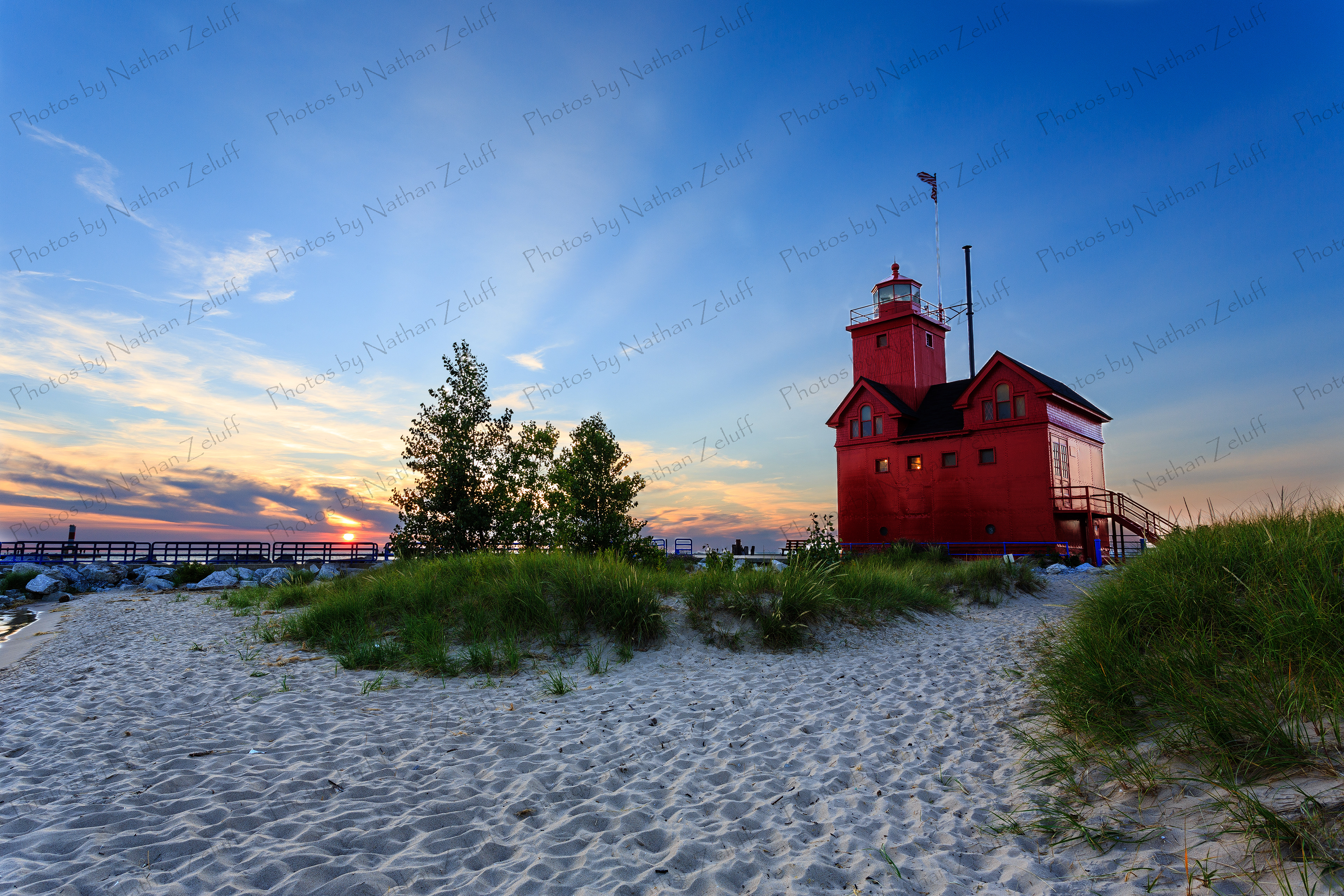 Sunset at Big Red (Holland, Michigan)