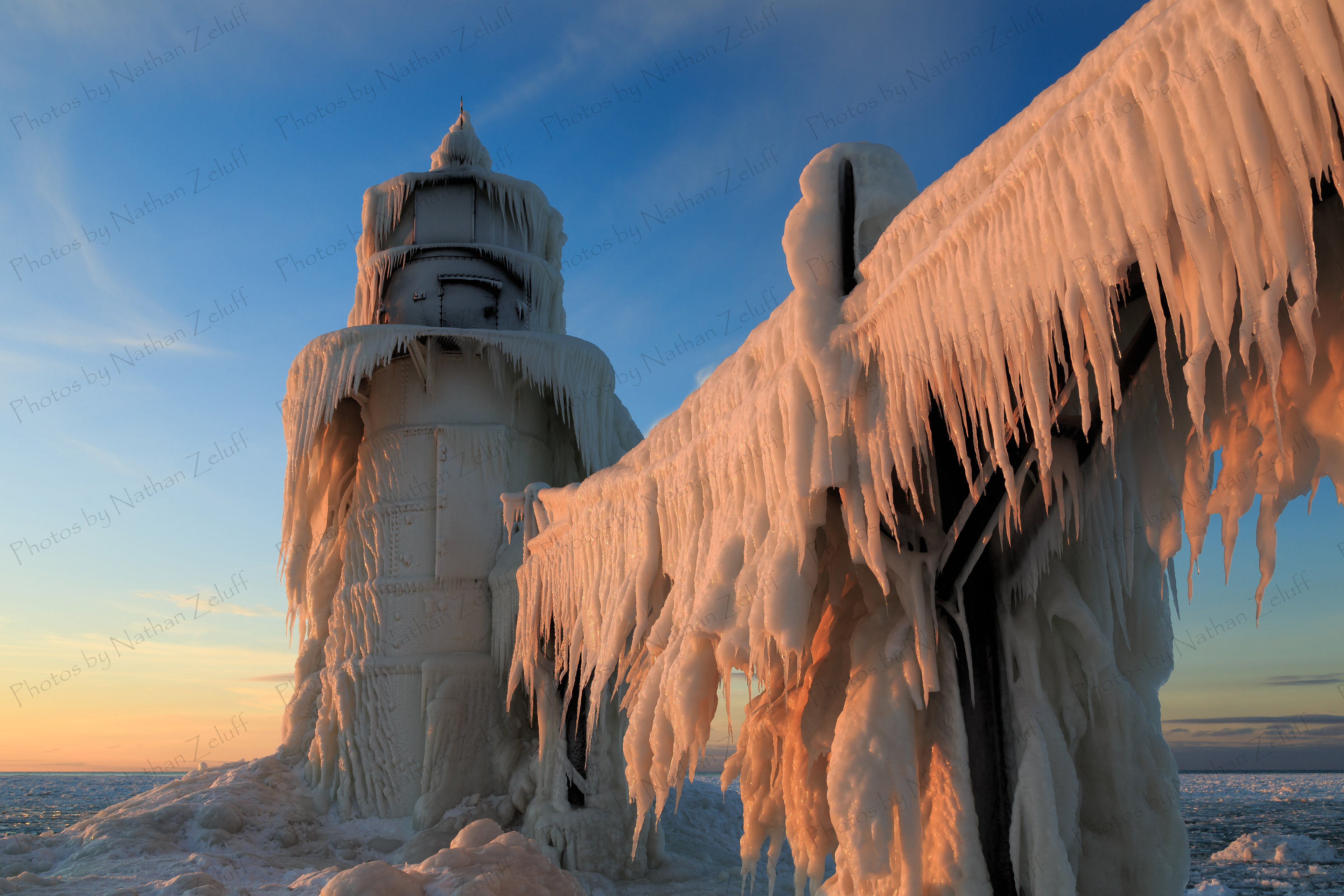 Ice Glow (St. Joseph, Michigan