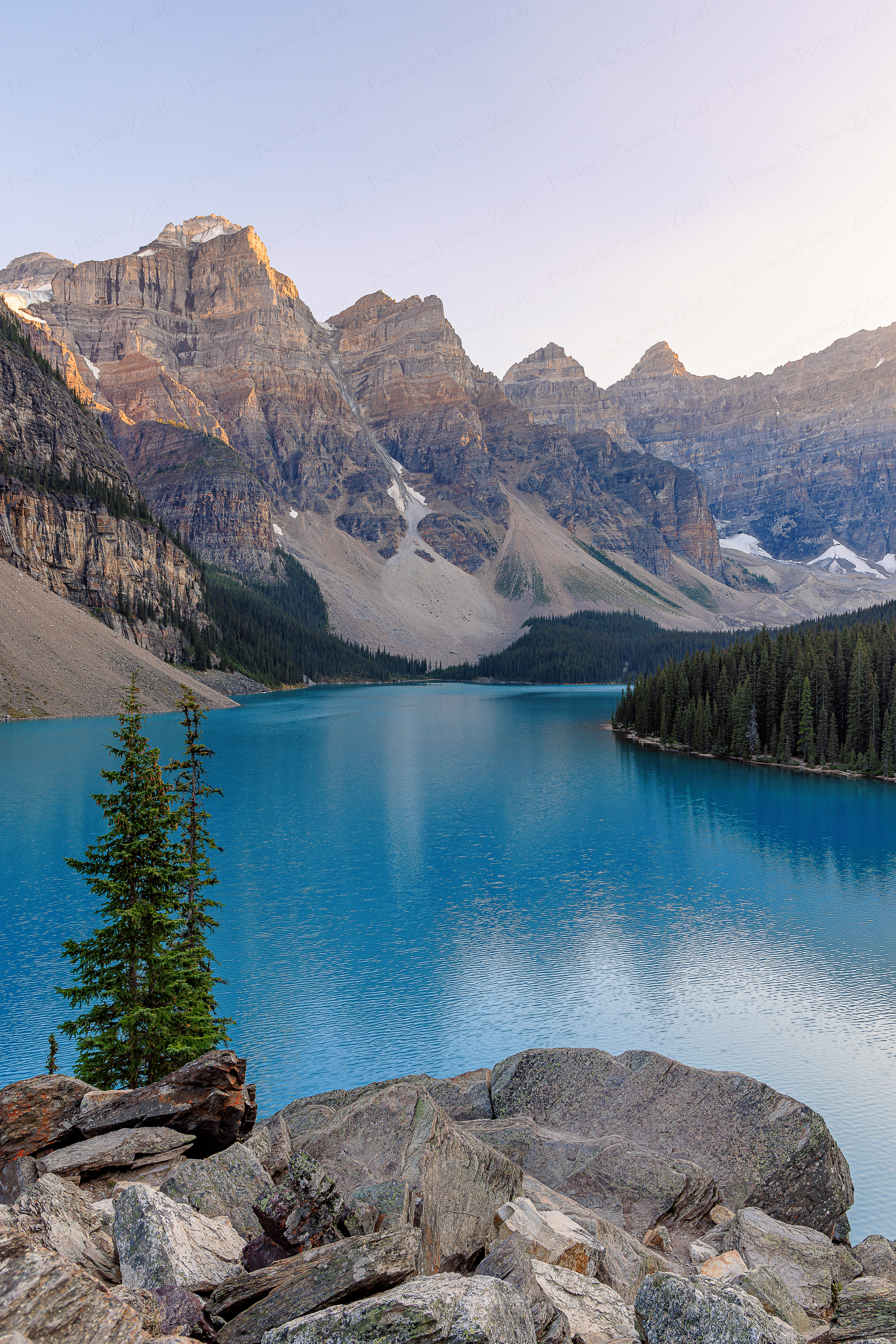 Moraine Dusk (Banff NP, Canada)