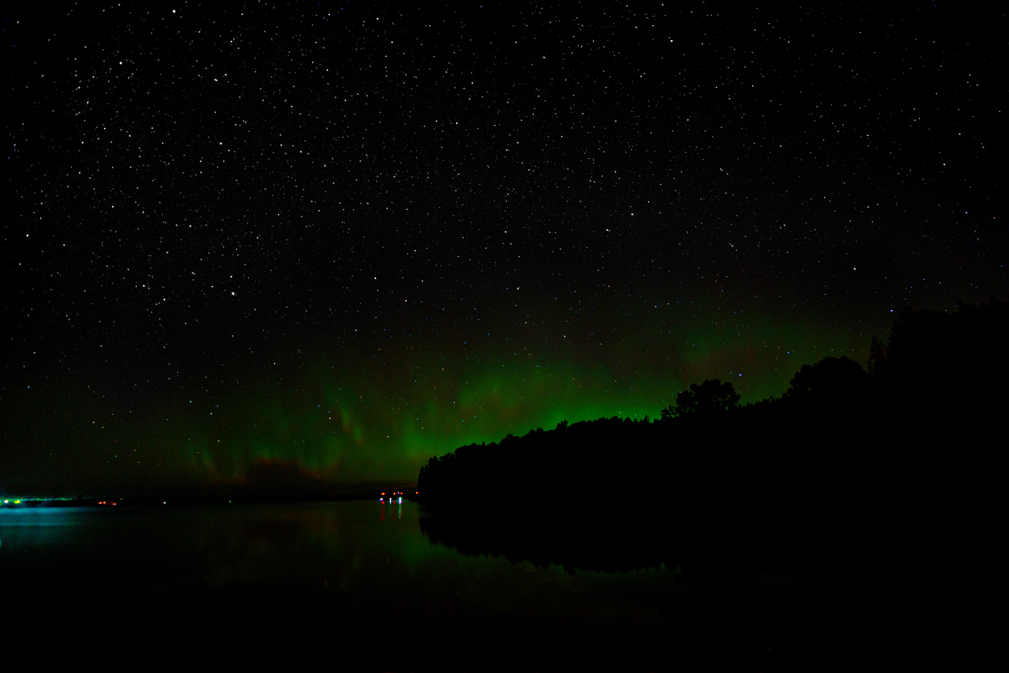 Aurora Over Lake Huron (Manitoulin Island, Canada)