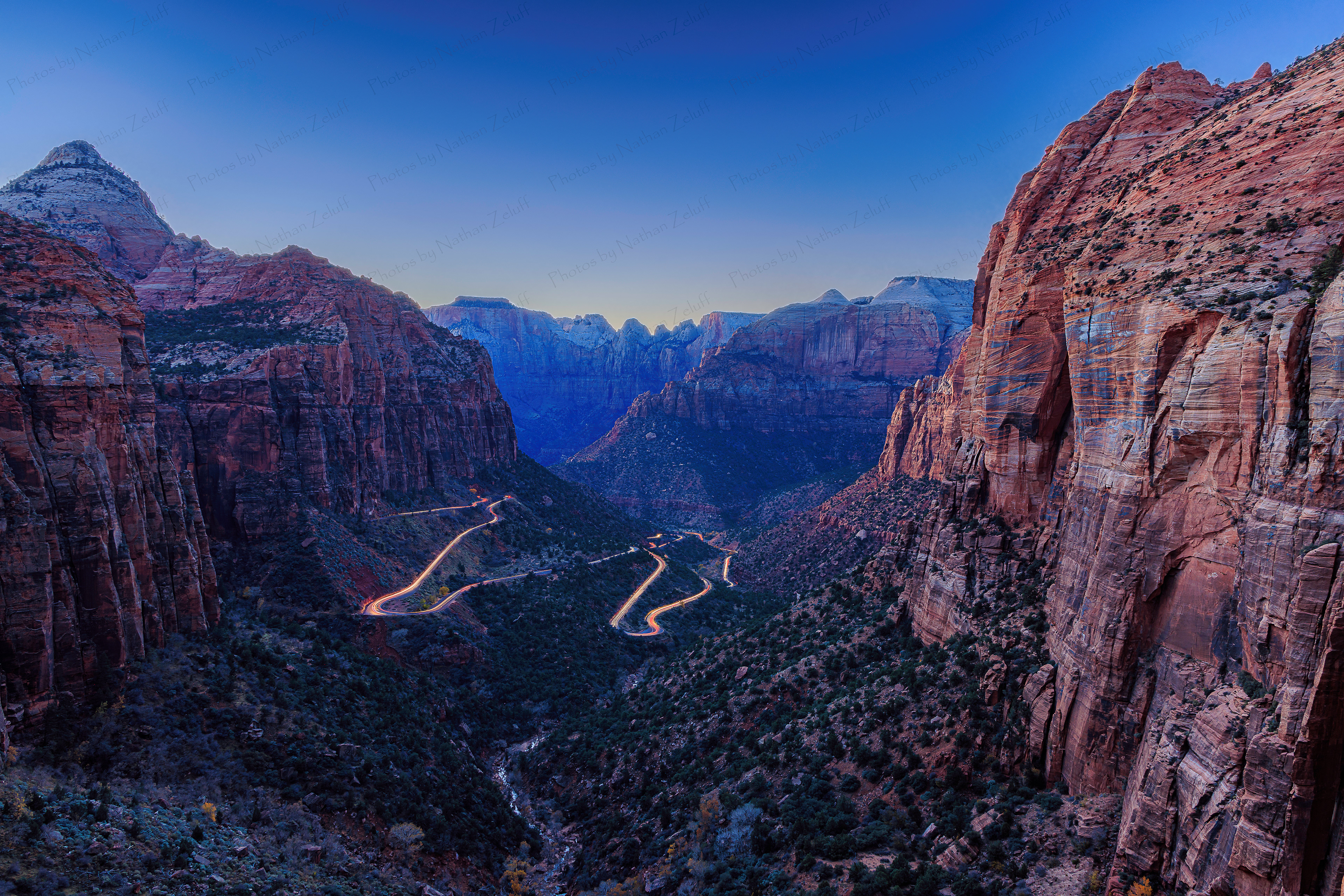 Canyon Lights (Zion NP, Utah)