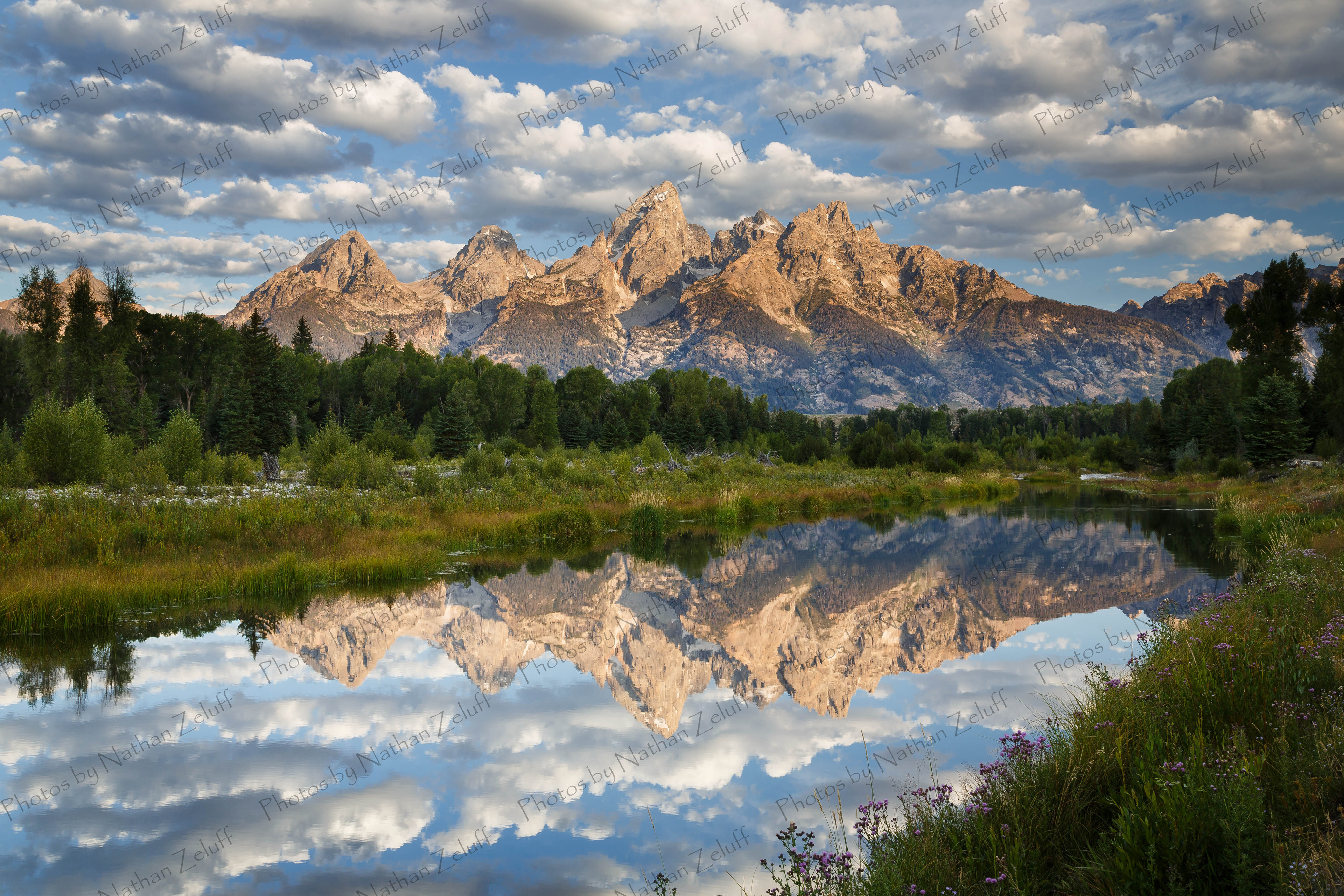 Sunrise at Schwabacher (Grand Teton NP, Wyoming)