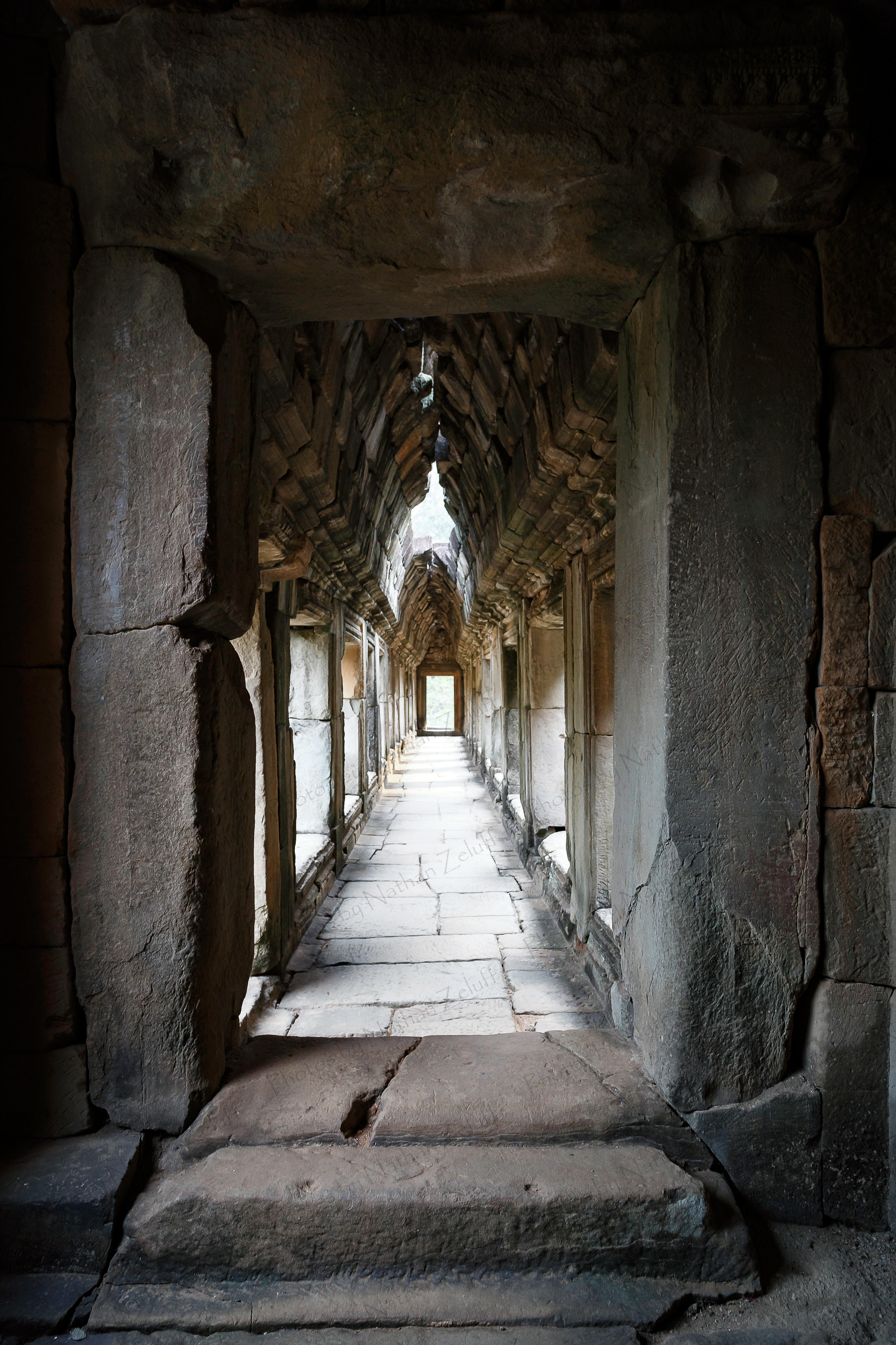 Shady Corridor (Siem Reap, Cambodia)
