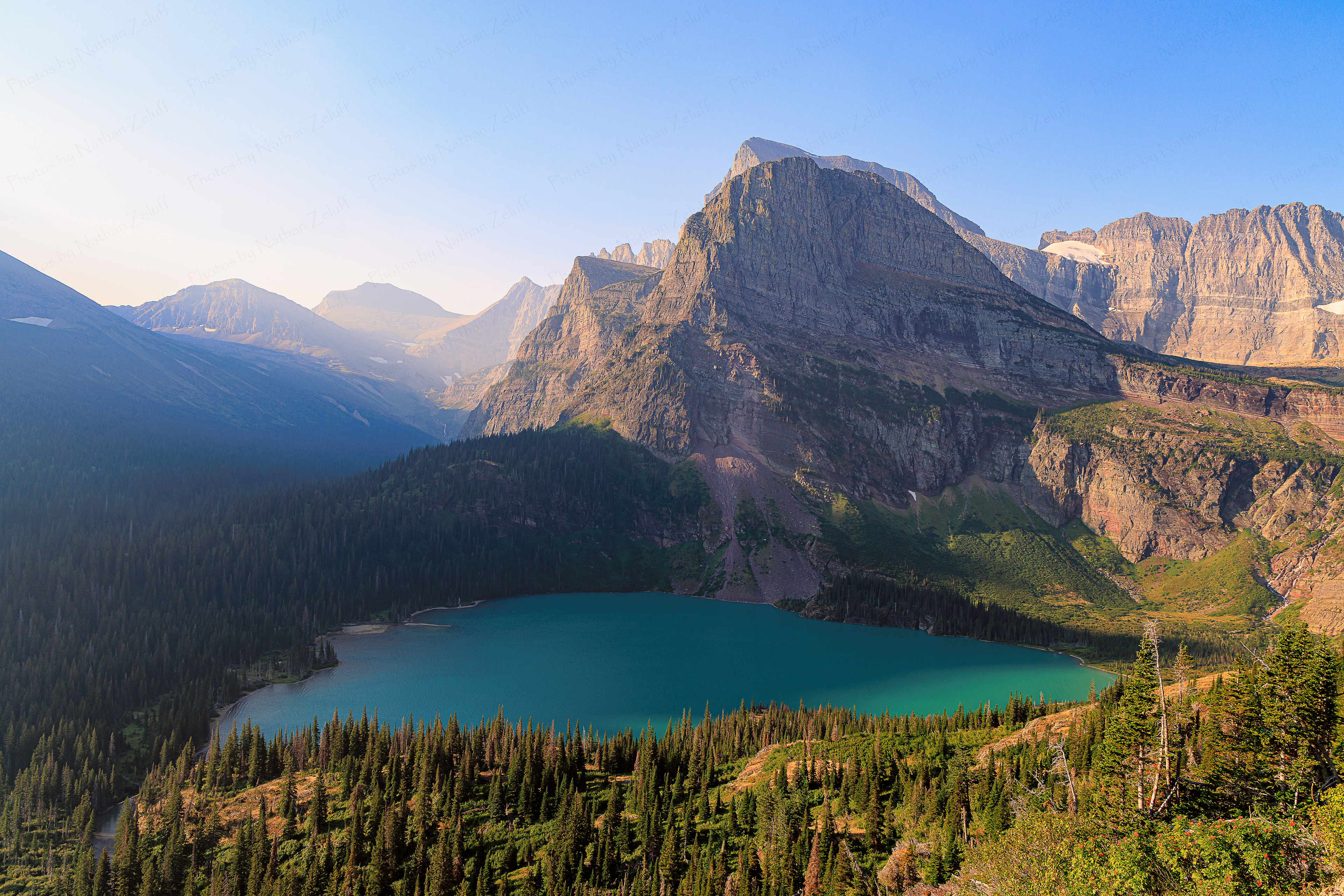 Morning on the Grinnell Glacier Trail (Montana, USA)