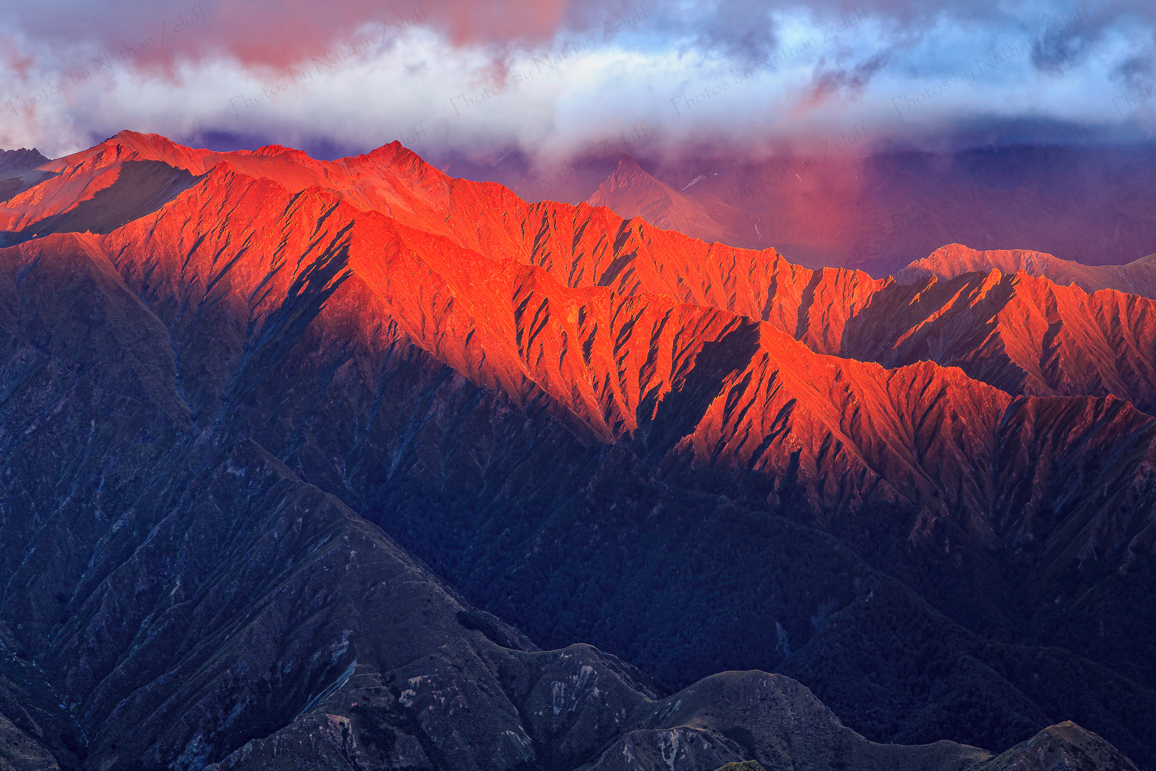 Glow from the Summit (South Island, New Zealand)