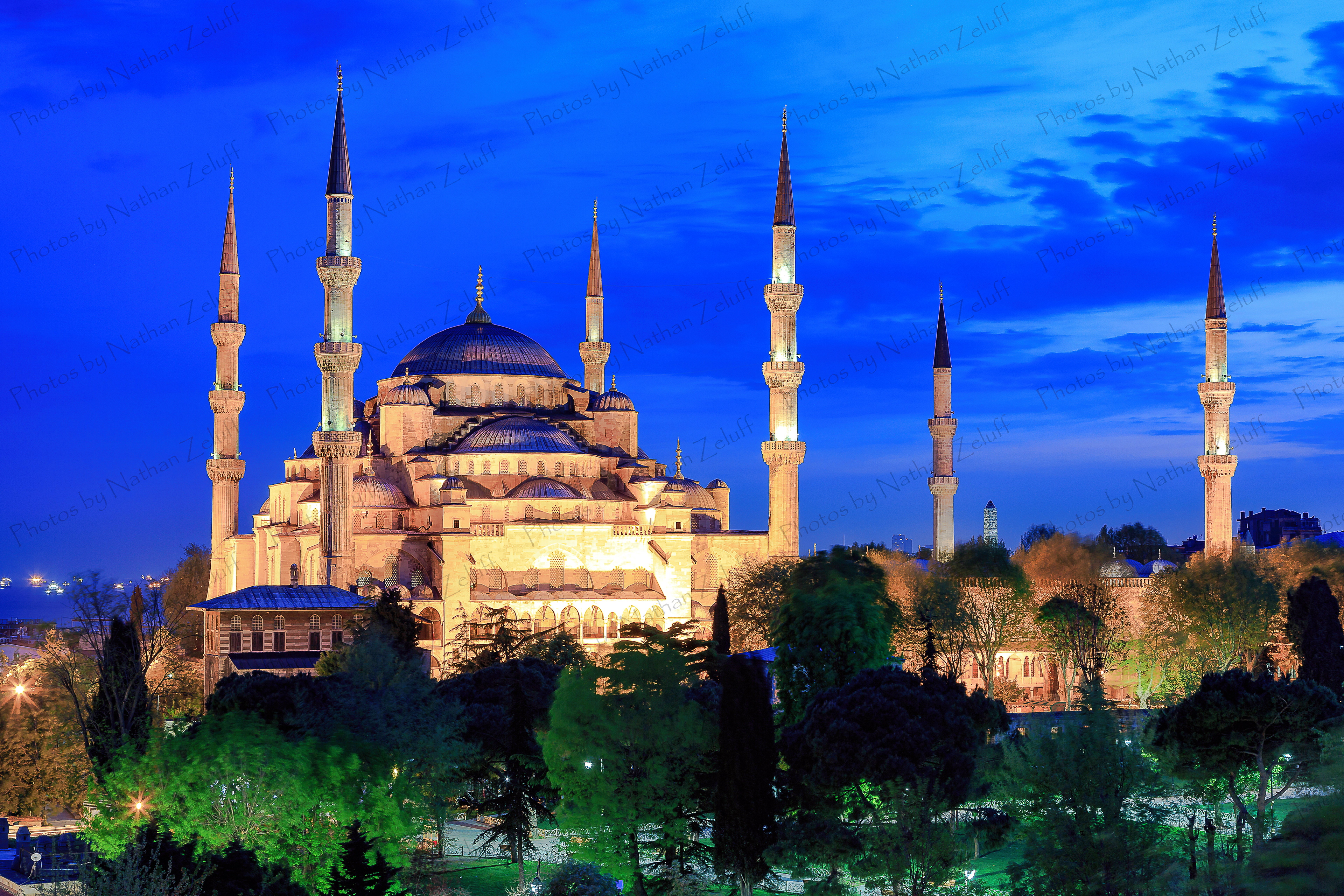 Blue Hour at Blue Mosque (Istanbul, Turkey)