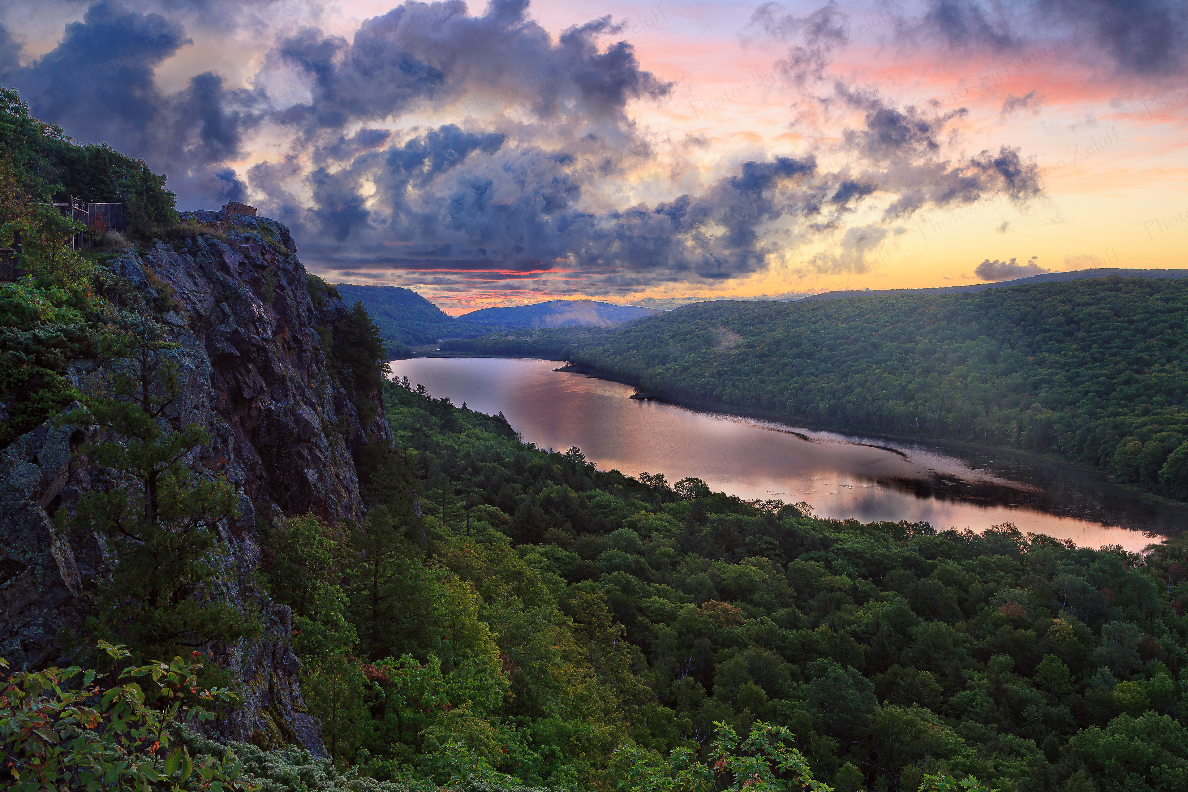Dawn at the Porkies (Porcupine Mountains SP, Michigan)