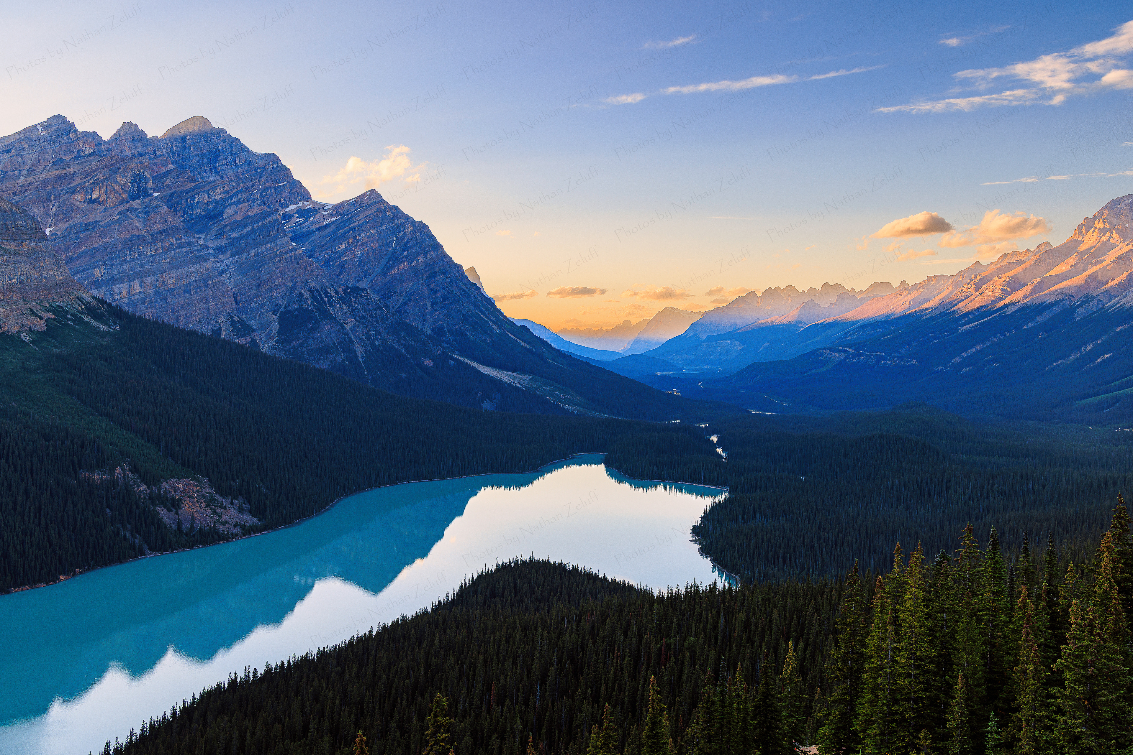 Peyto Lake Sunset (Banff NP, Canada)