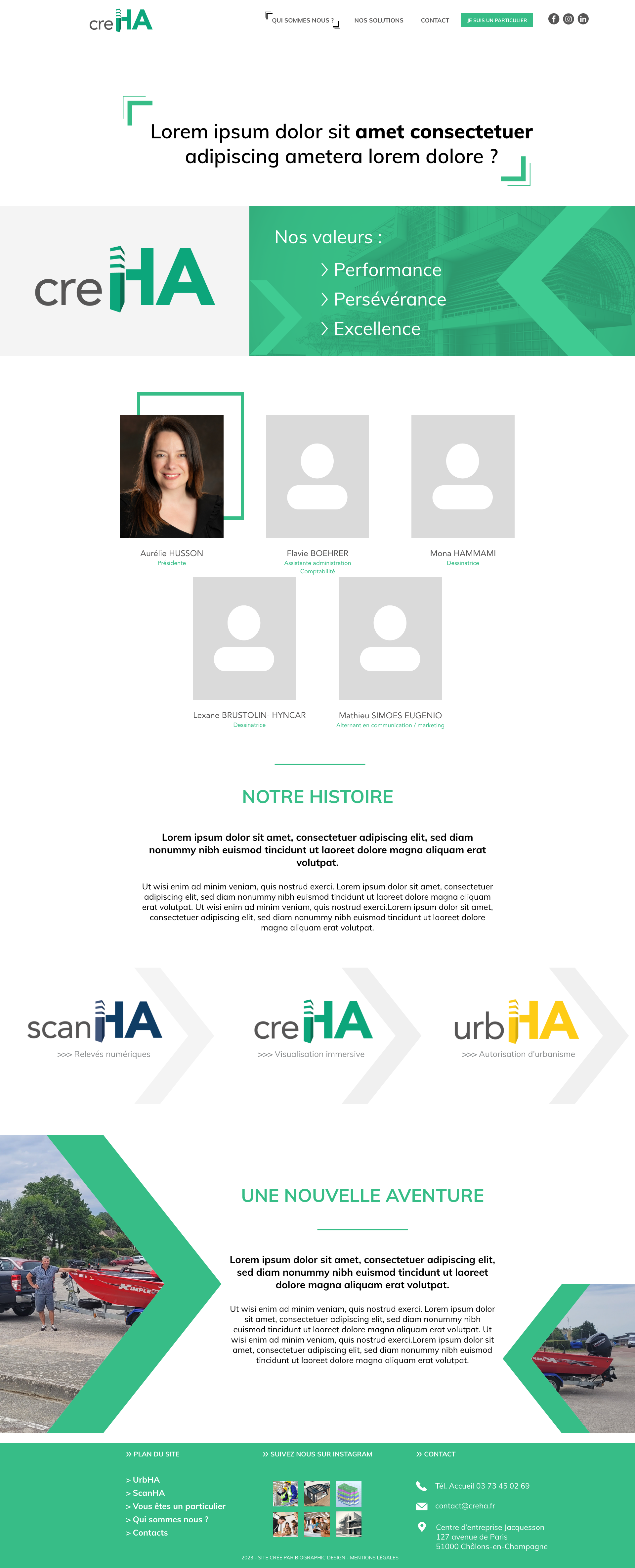 page "qui sommes nous"