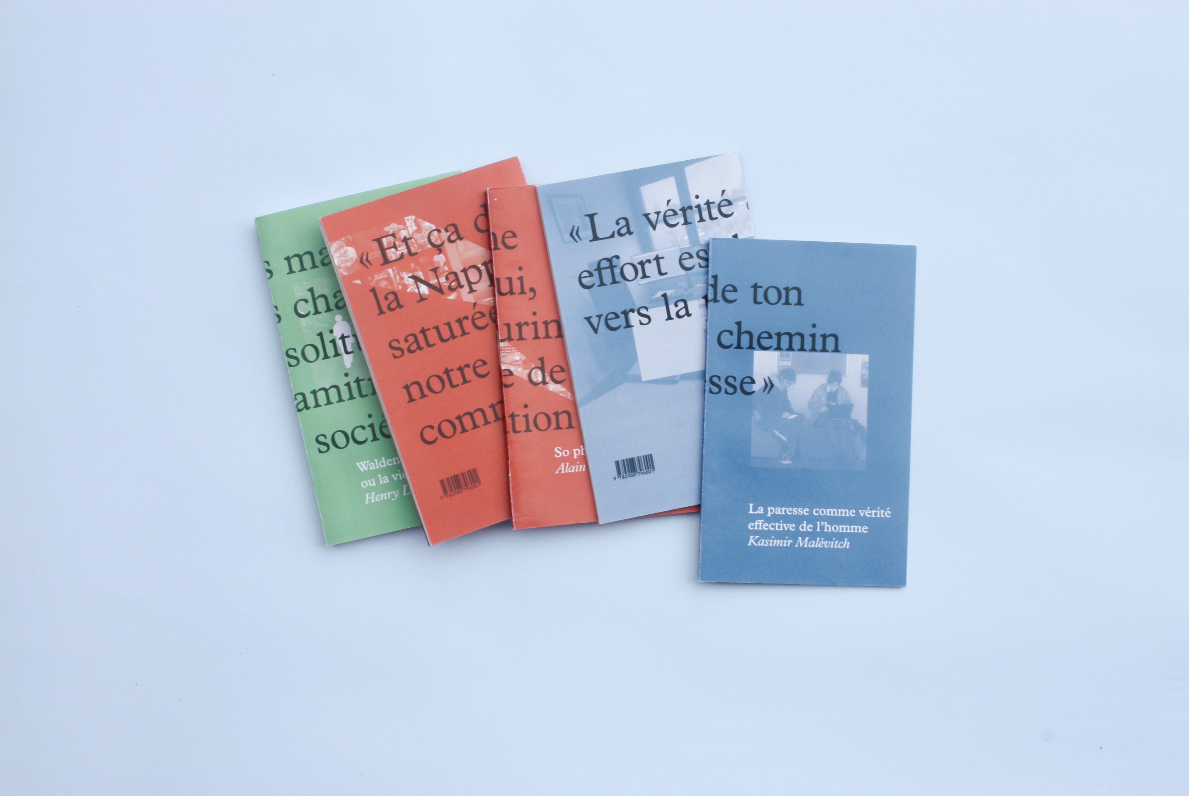 Les couvertures donnent un aperçu du contenu du livre.