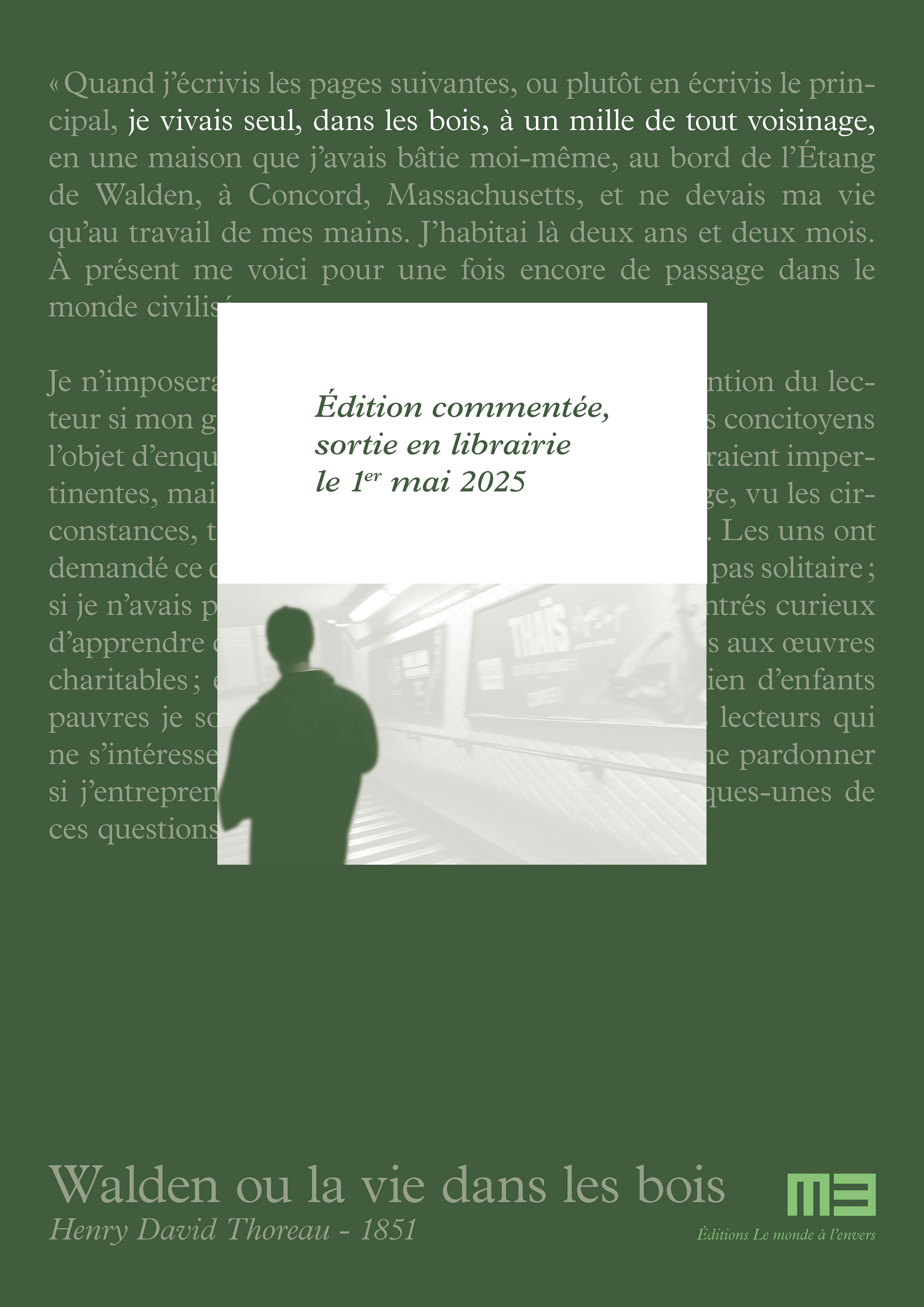 Affiche pour "Walden ou la vie dans les bois", deuxième couche