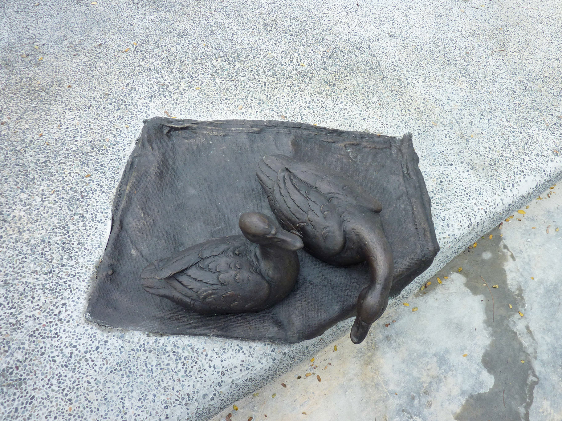 Poultry Hawker . Cast Bronze . 2010