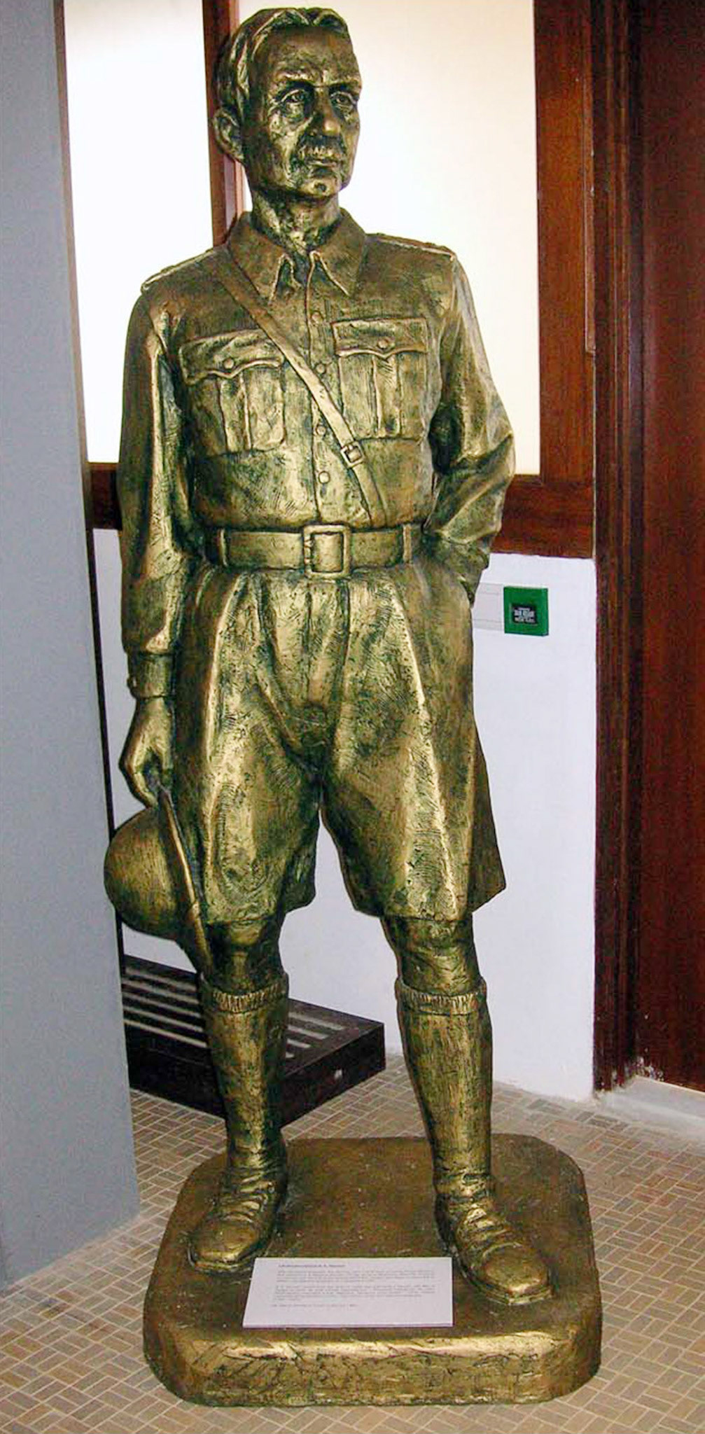 General Percival . Cast Resin with Paint