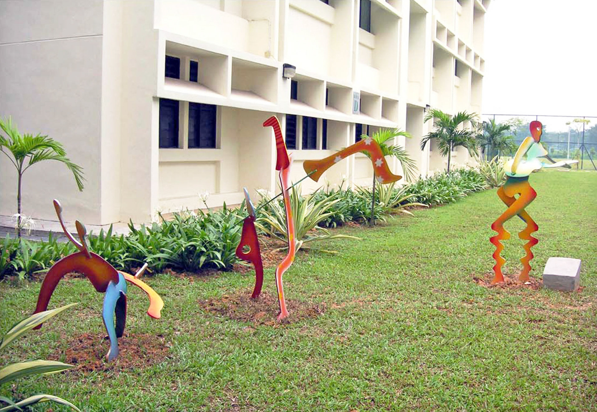 Metal Sculptures . Mild Steel and Paint . 2006