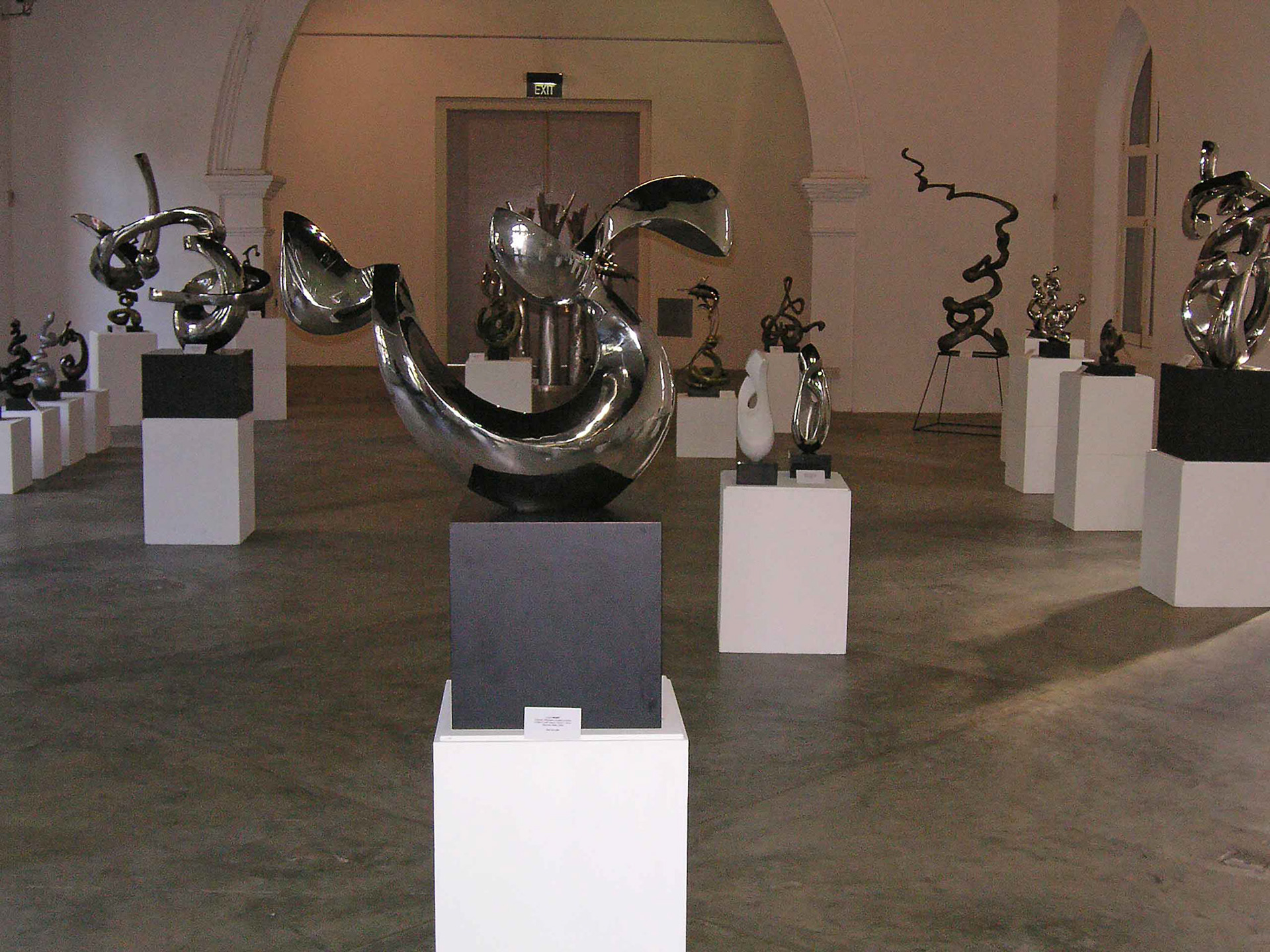 《心》 Heart . Forged Stainless Steel . 2007
