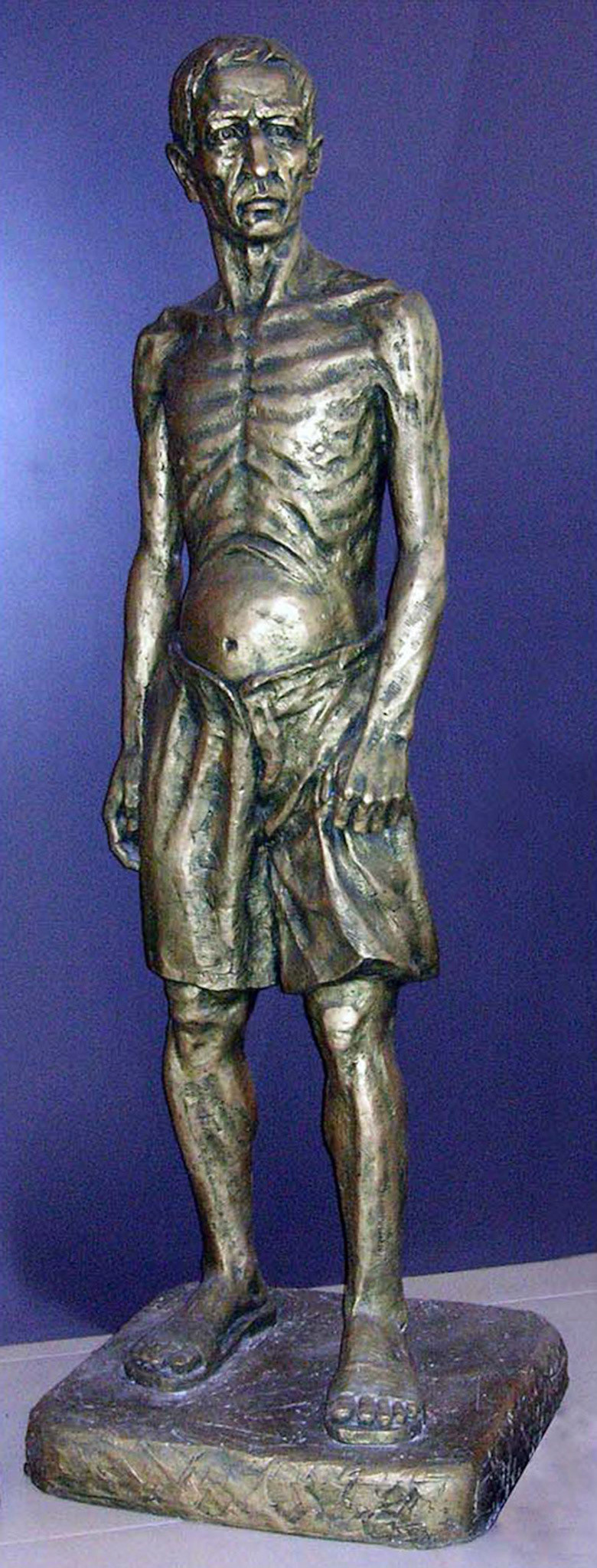 Prisoner of War . Cast Resin with Paint