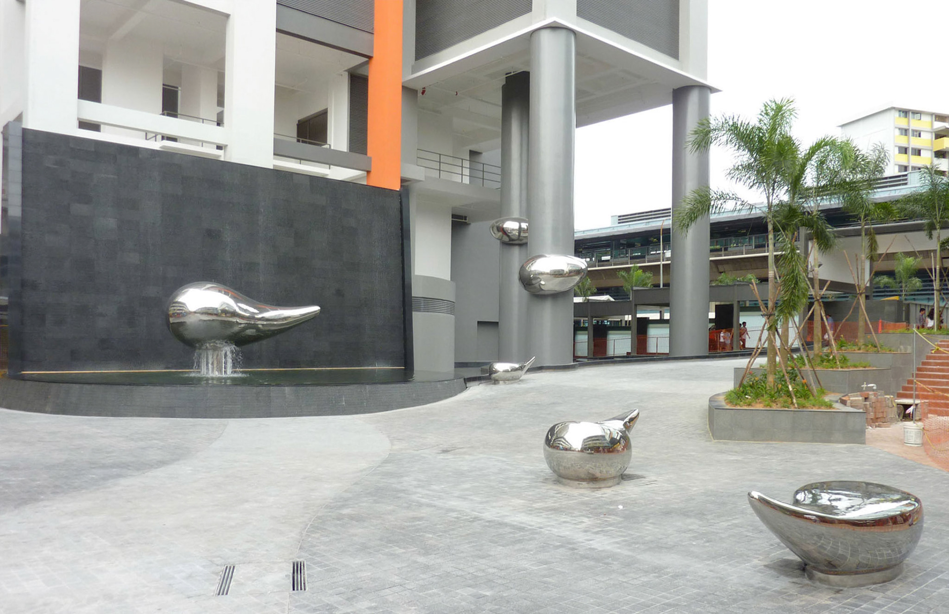 Water Bubbles . Forged Stainless Steel . 2010