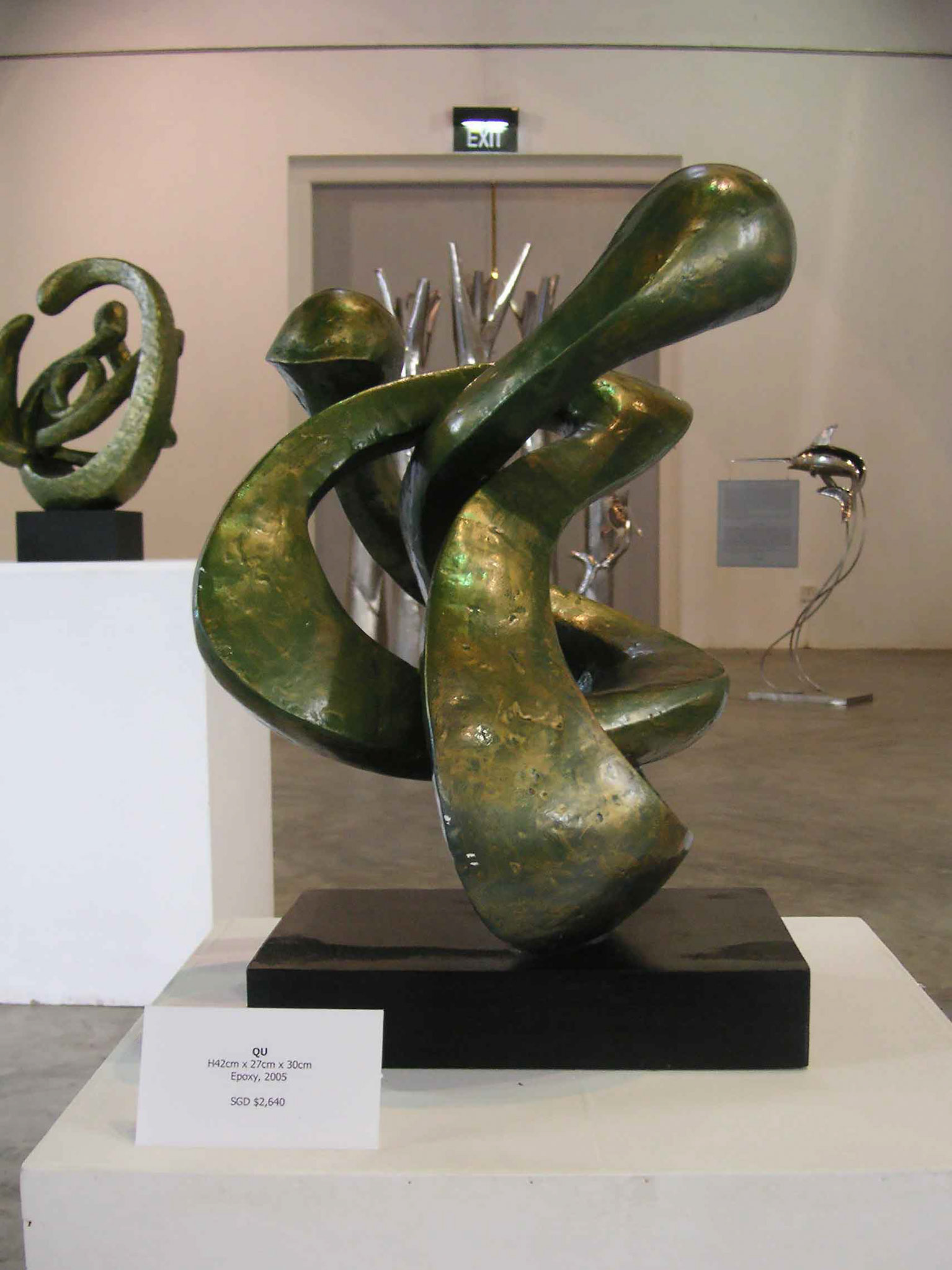 《曲》 Melody . Epoxy Mortar . 2004