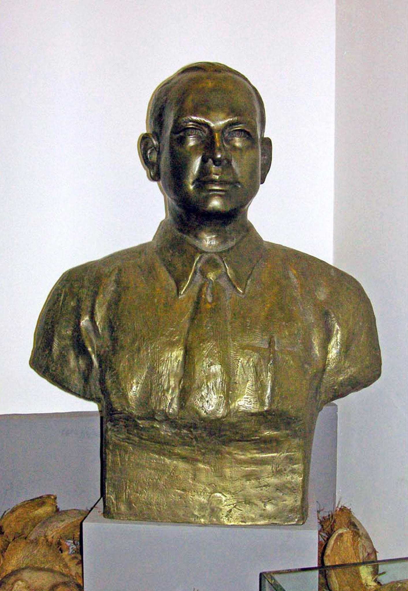Professor Ernest Steven Monteiro . Cast Bronze