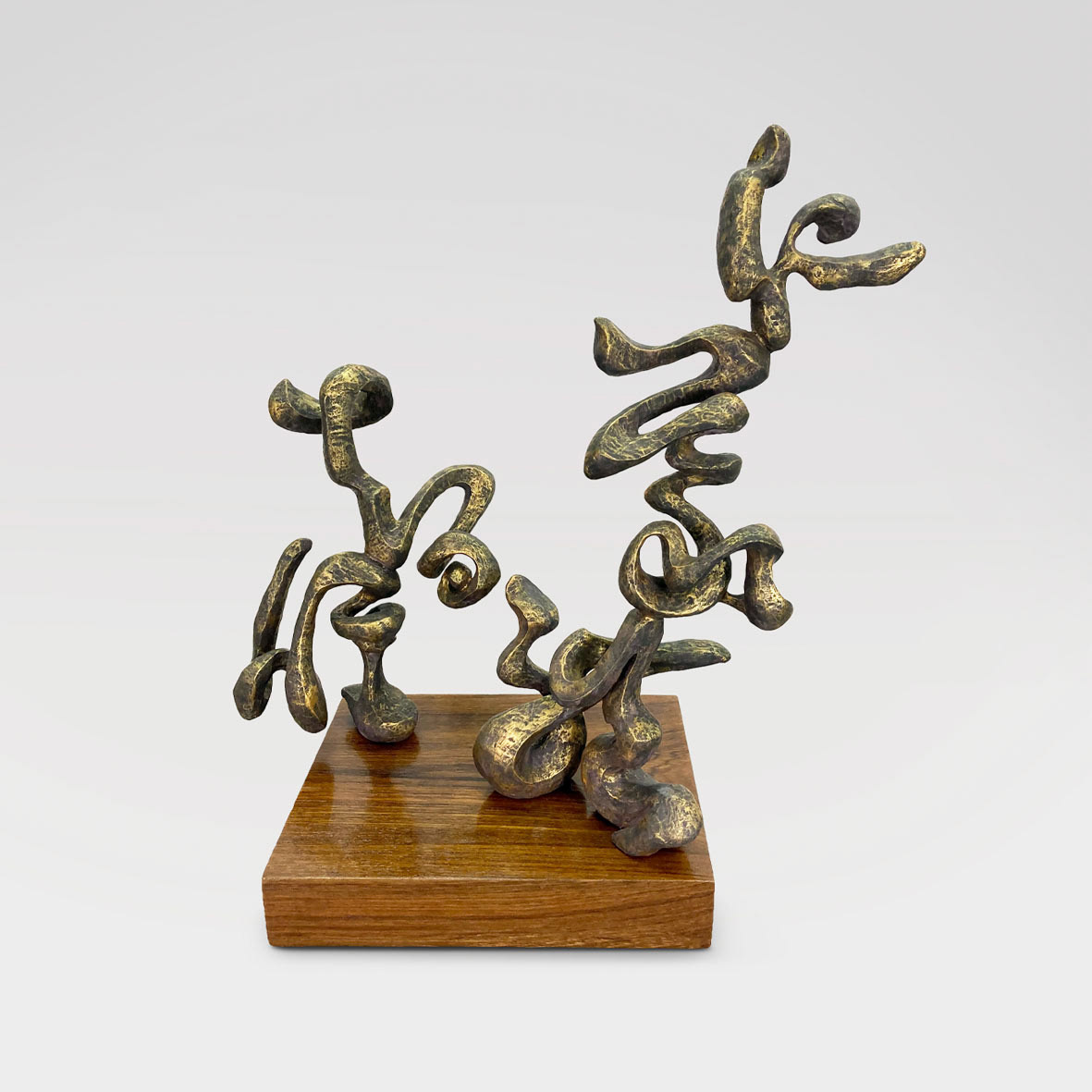 《仁义礼智行》 The Five Virtues of Confucianism . Epoxy Mortar . 2021