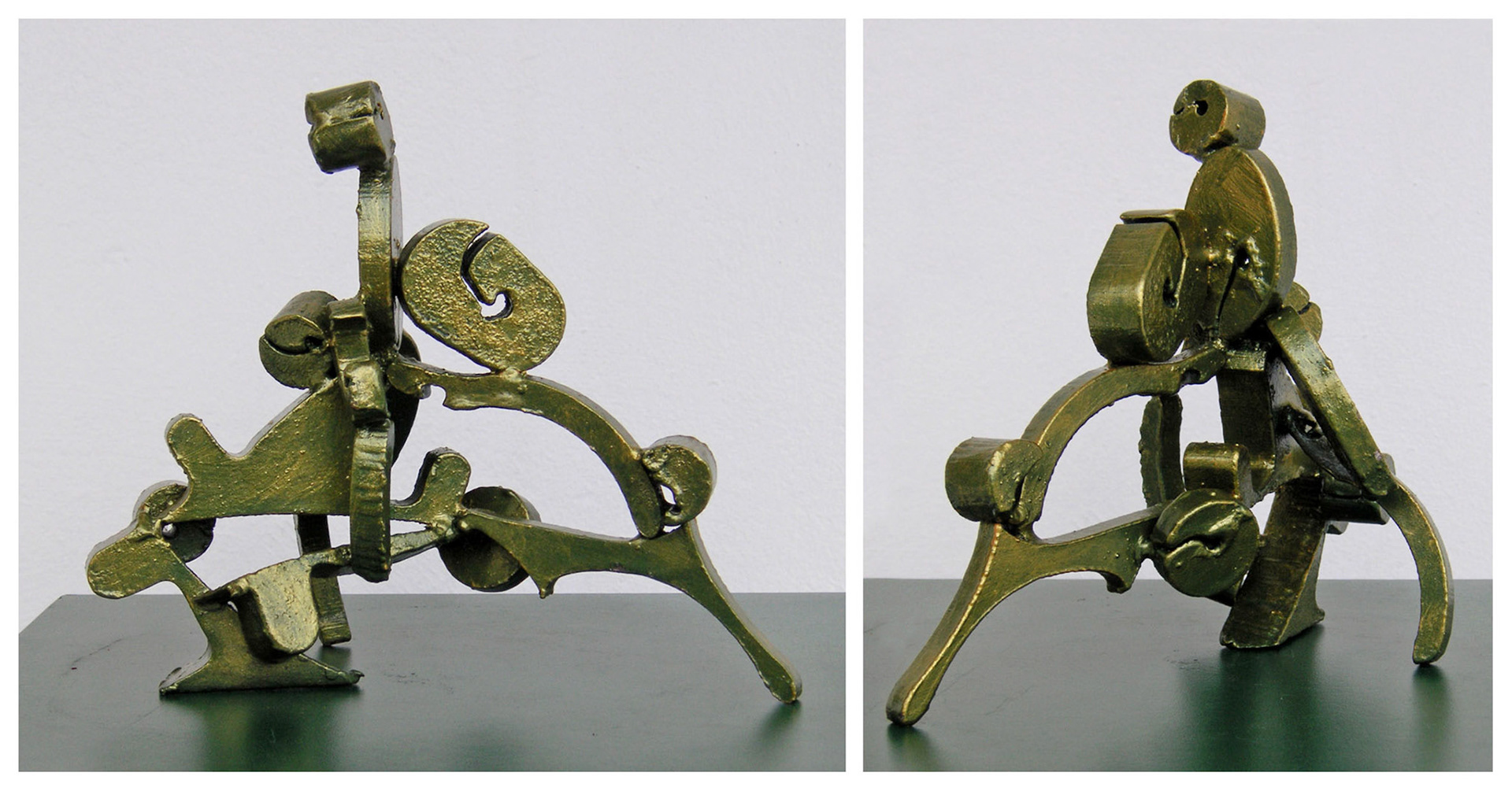 Leopard and Girl . Mildsteel . 2005