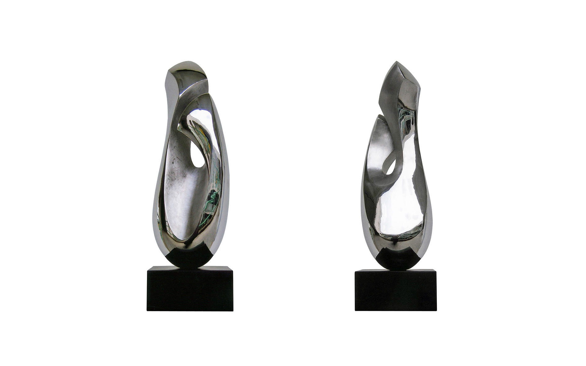 《博爱》 Universal Love . The President Social Service Award 2005 Trophy (Singapore)Benevolence Series #1 . Forged Stainless Steel . 2005