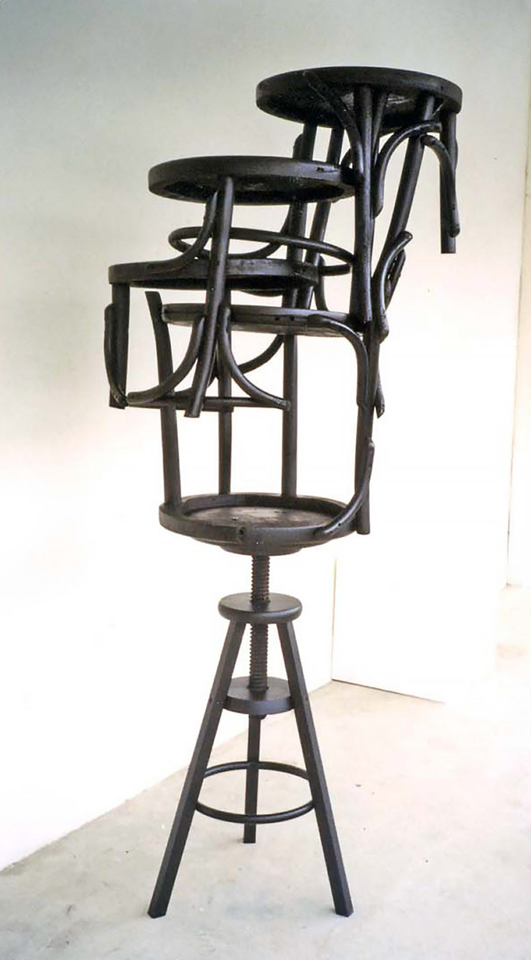 Untitled . Scrap Material Series . Discarded Chairs . 2003