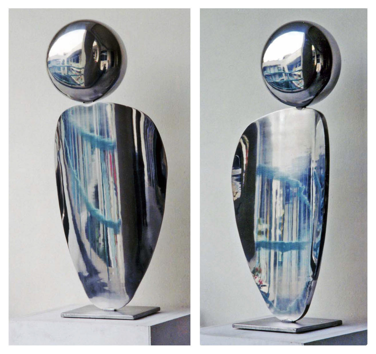 The Person in the Mirror . Stainless Steel . 2005