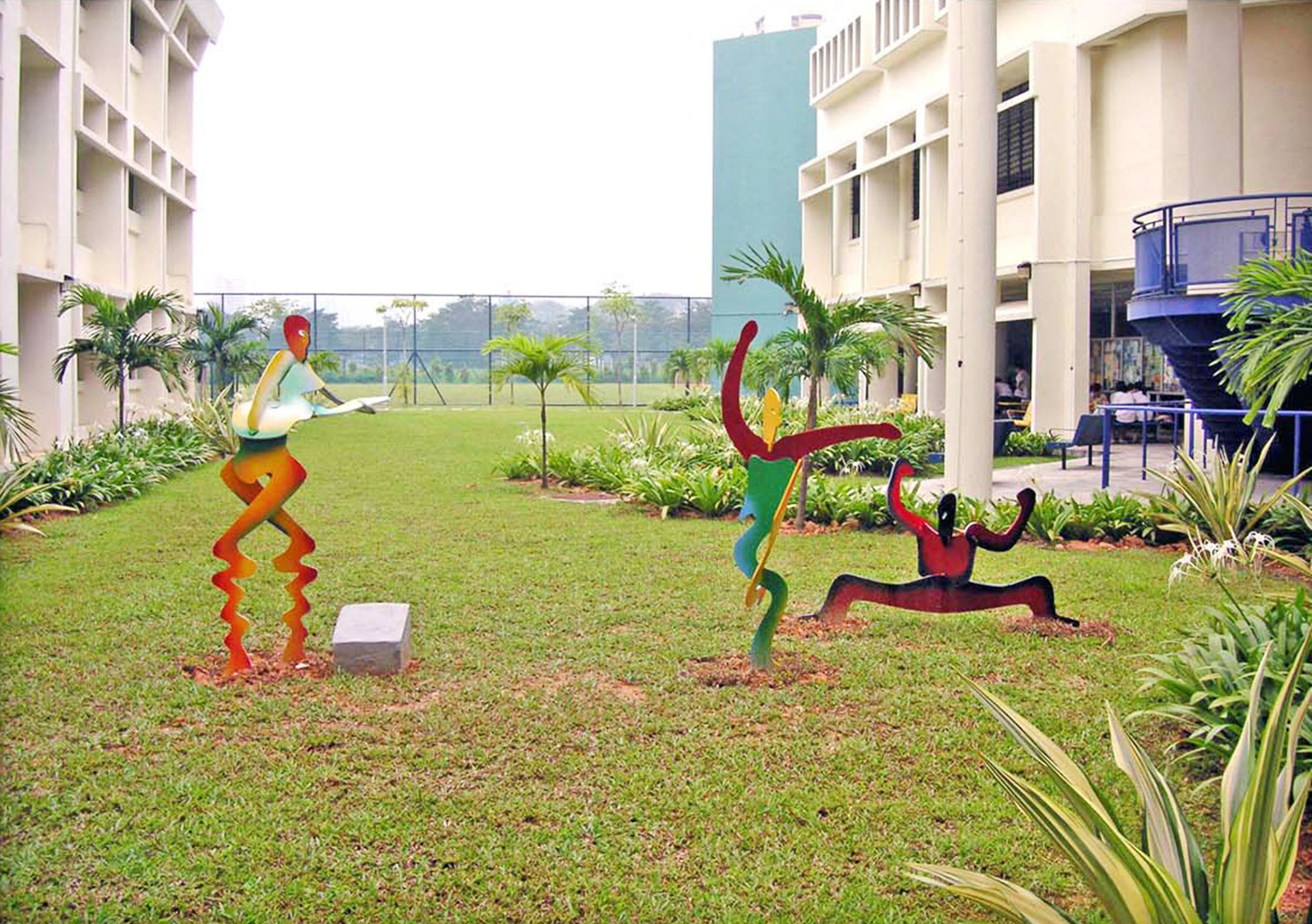 Metal Sculptures . Mild Steel and Paint . 2006