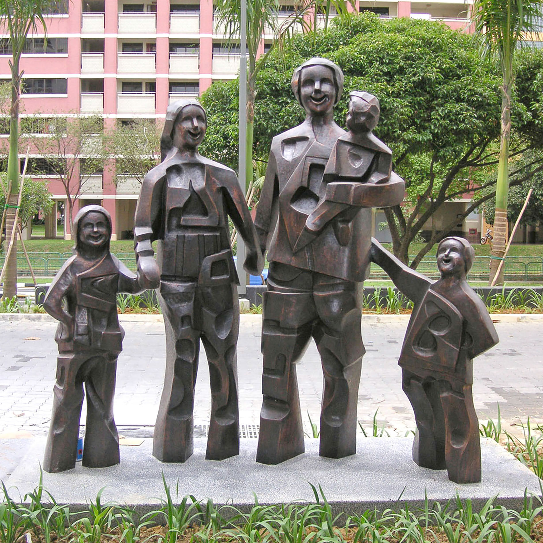 Family of Five . Forged Copper . 2008