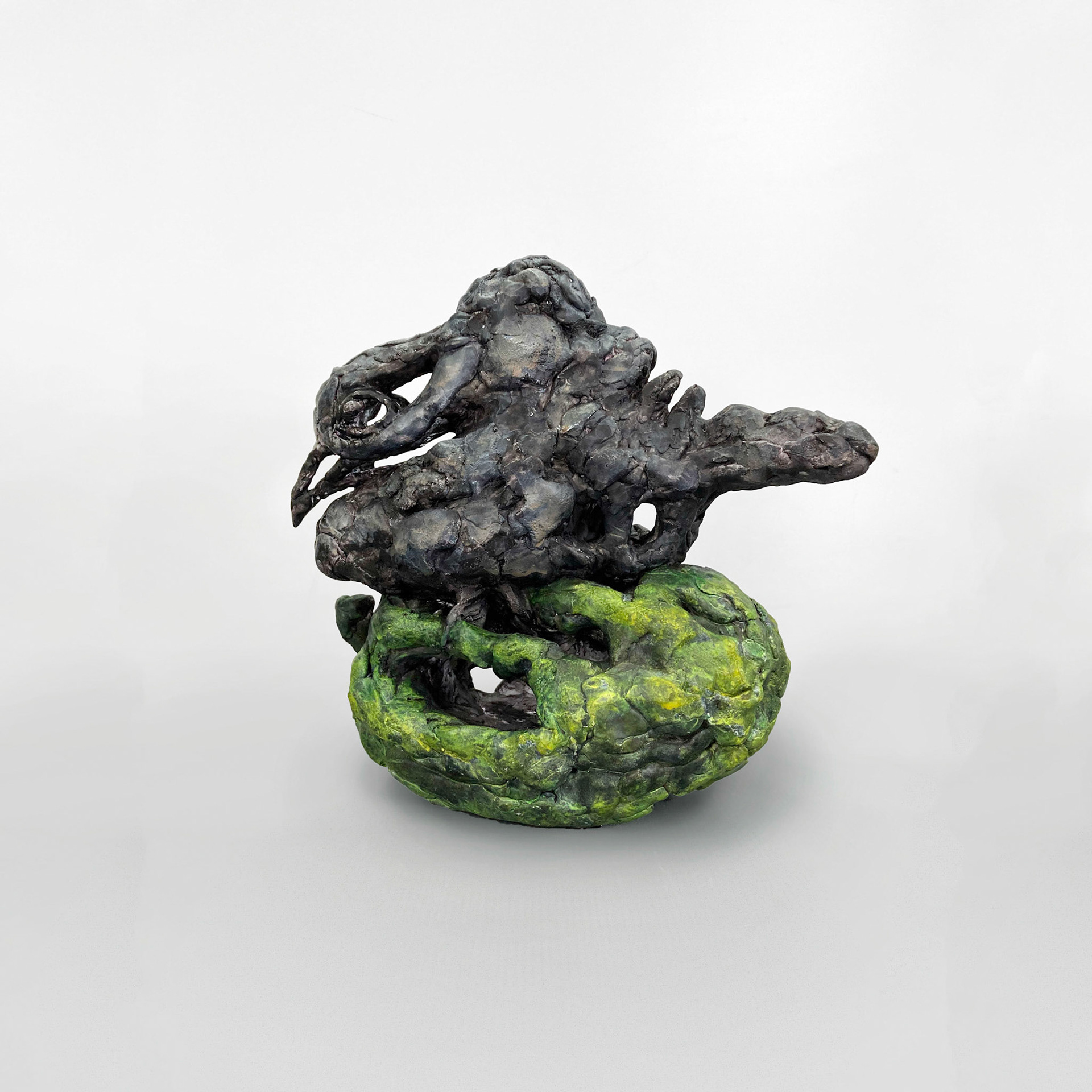 《瓜与鸟》 Gourd and Bird - 3D Ink Wash Painting Sculpture Series