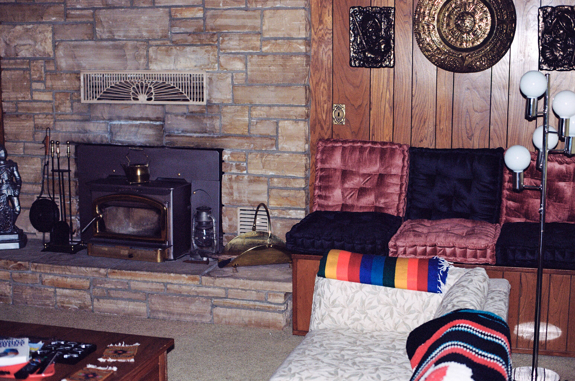 John has inherited a bunch of his childhold home's kitch