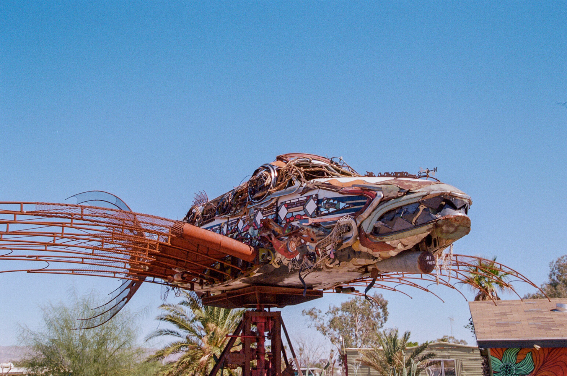 But in recent years a group of artists have started to work with the local community to bring art to the area