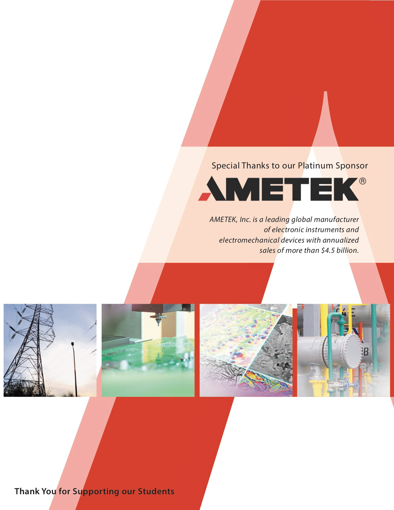 2019 College of Engineering Senior Design Day Sponsor Page