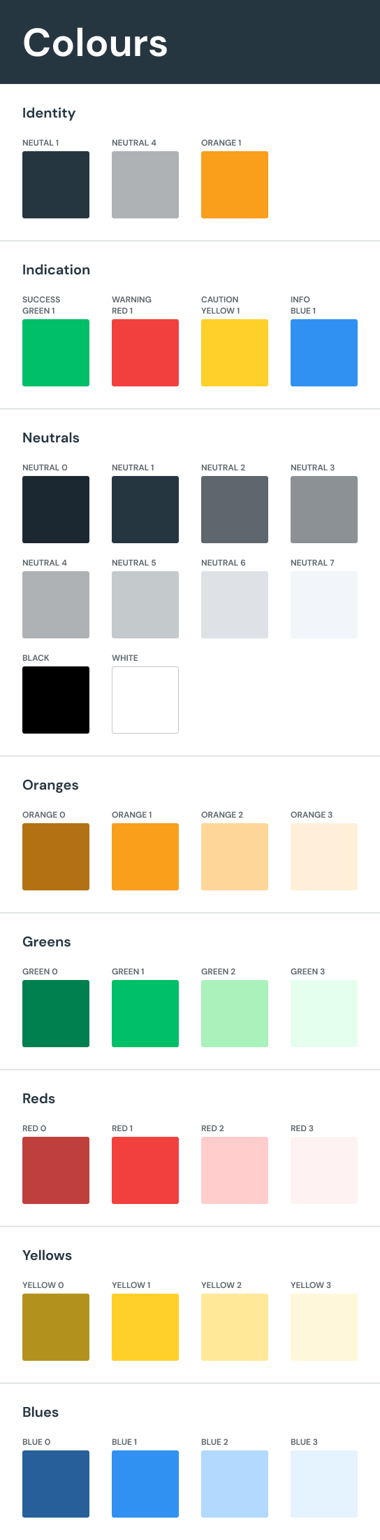 Color Guide Reference